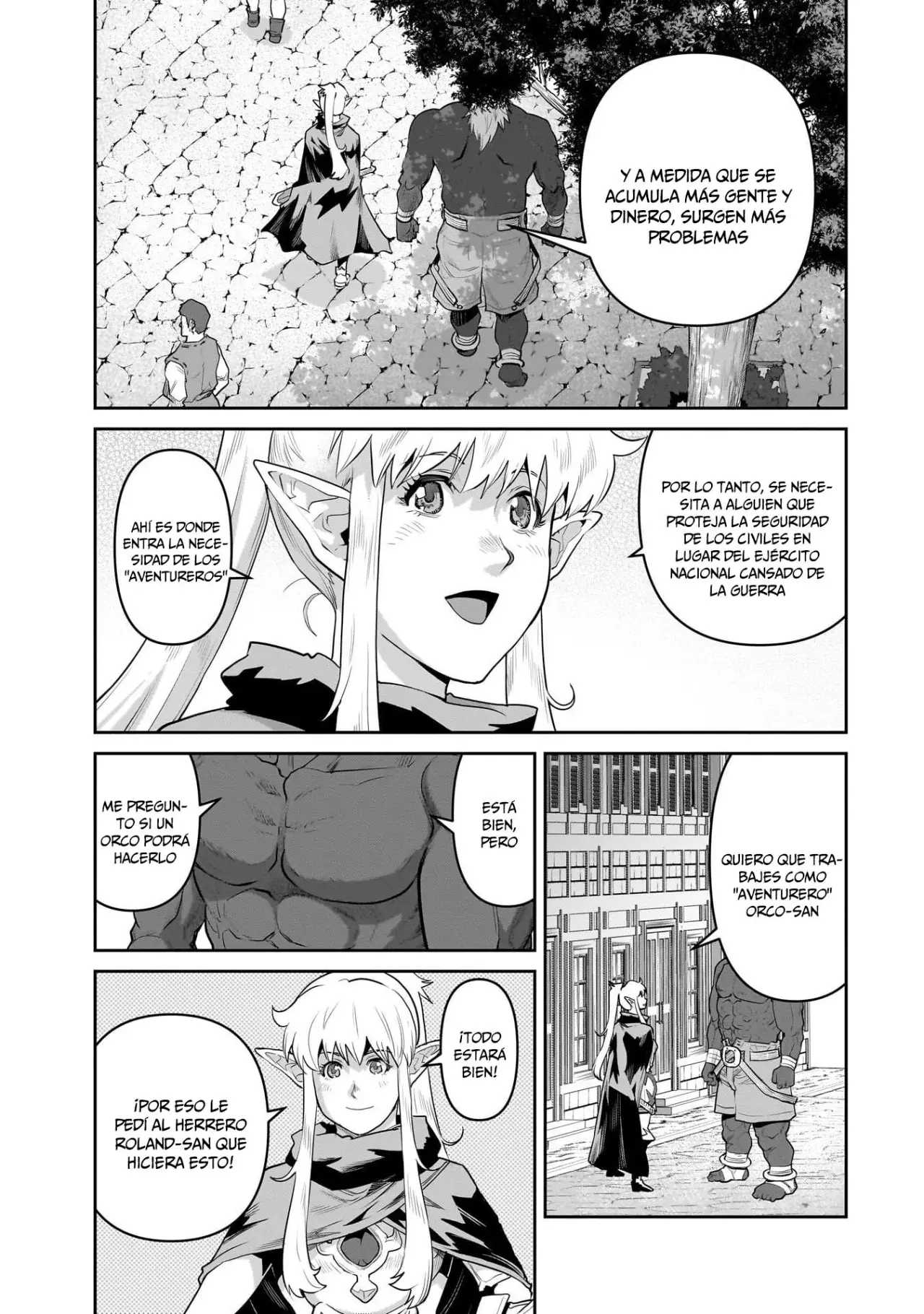 Orc with child Capitulo 4: El orco se convierte en aventurero página 4