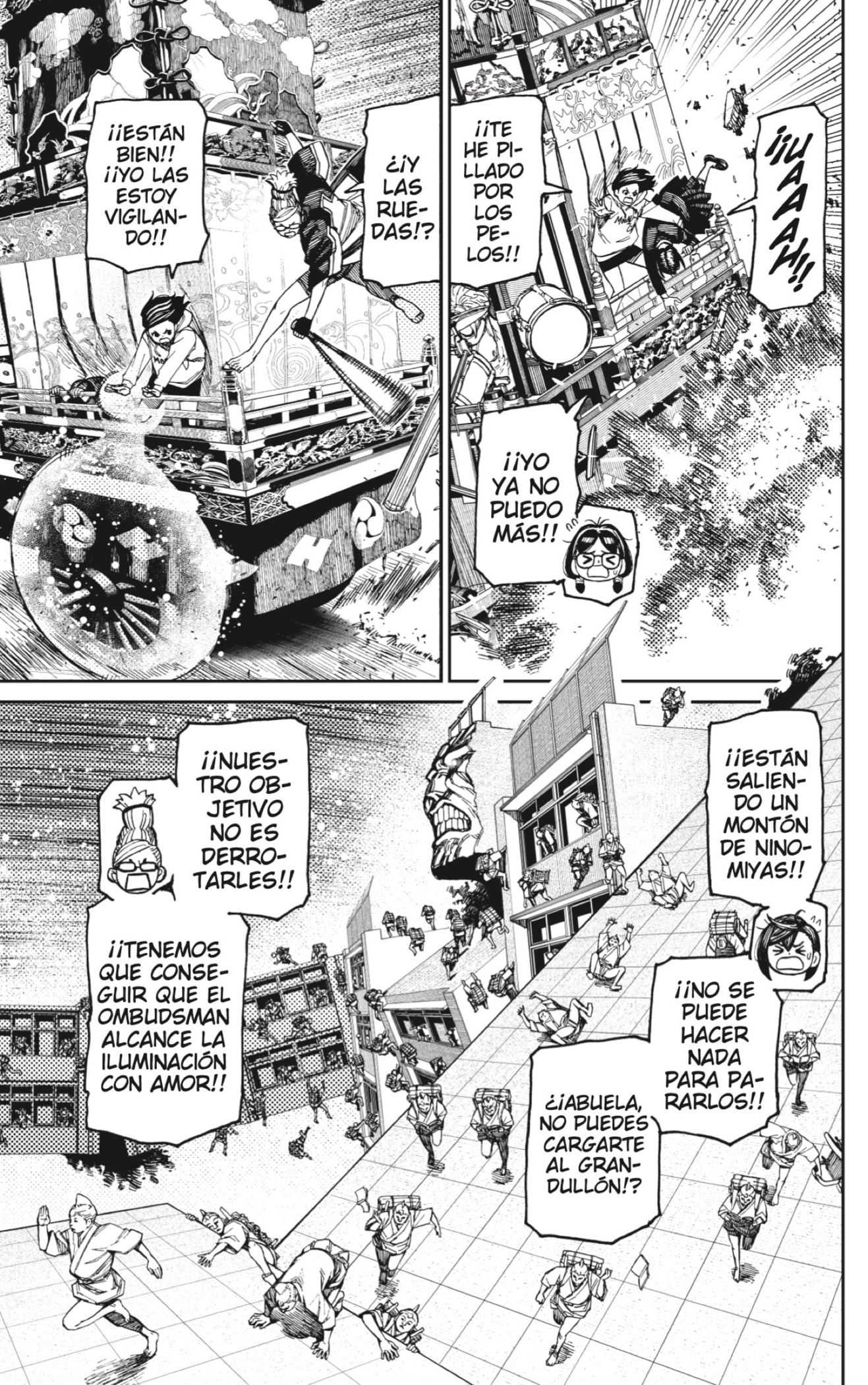 Dandadan Capitulo 126: Es una carroza de desfile, es una fiesta, es ninomiya página 11