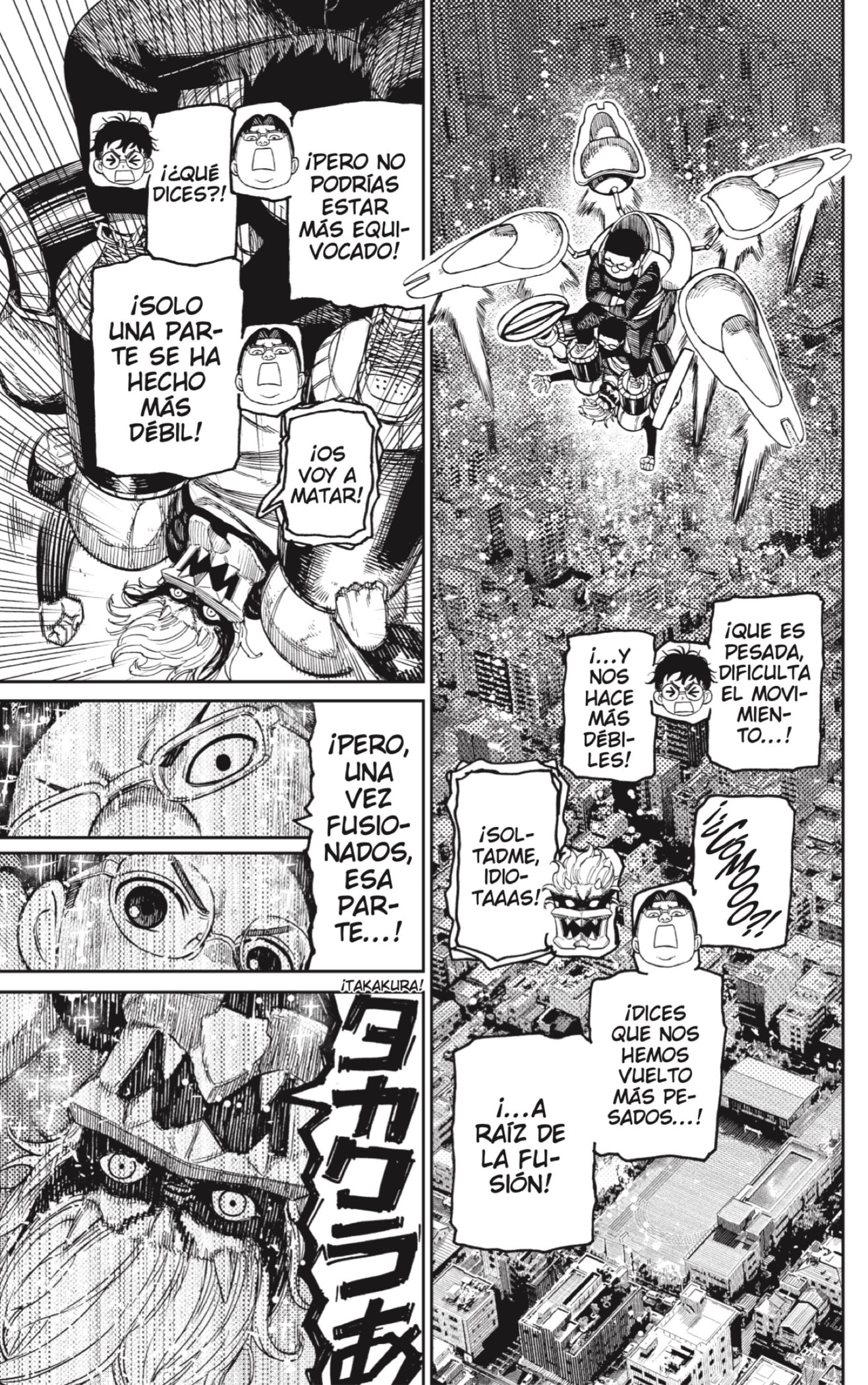 Dandadan Capitulo 190: ¡La fusión es lo que nos hace fuertes! página 15
