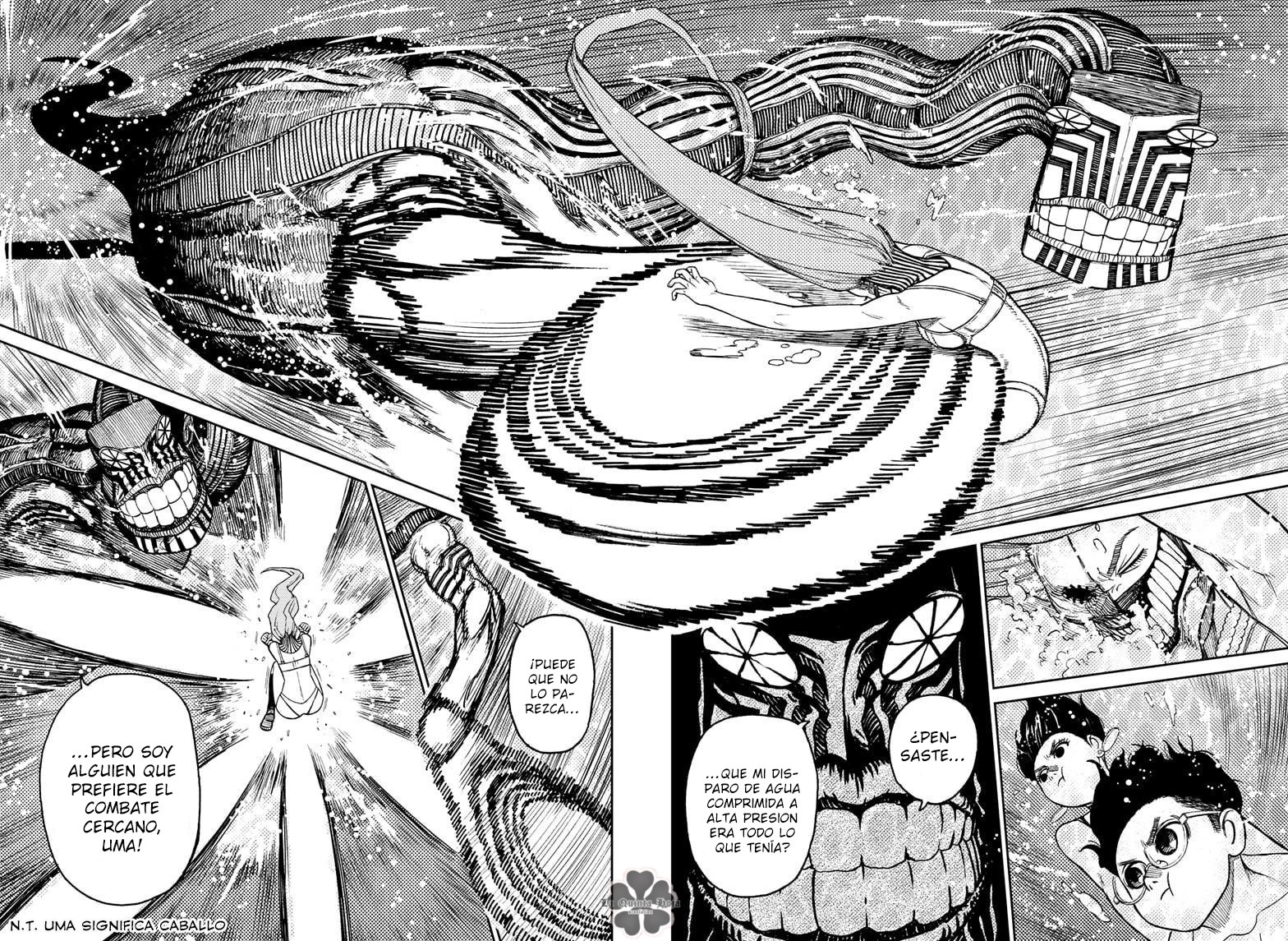 Dandadan Capitulo 24: ¡Fusión! ¡El serpo demonio de Dover, Nessie! página 9