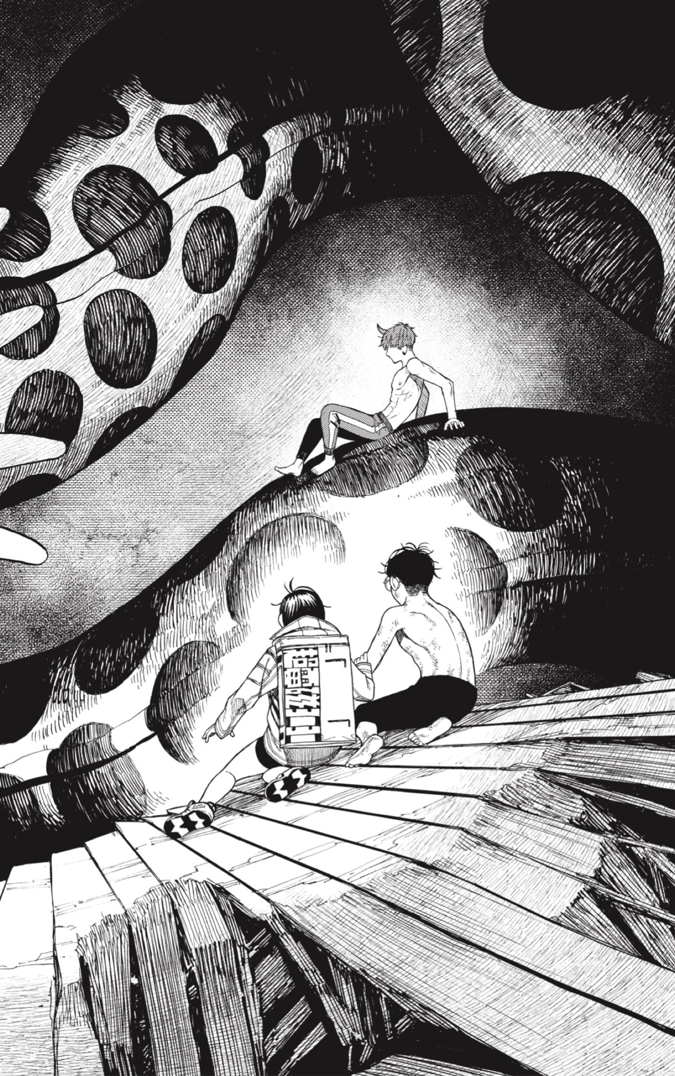 Dandadan Capitulo 37: Esta es la leyenda de la serpiente gigante página 12