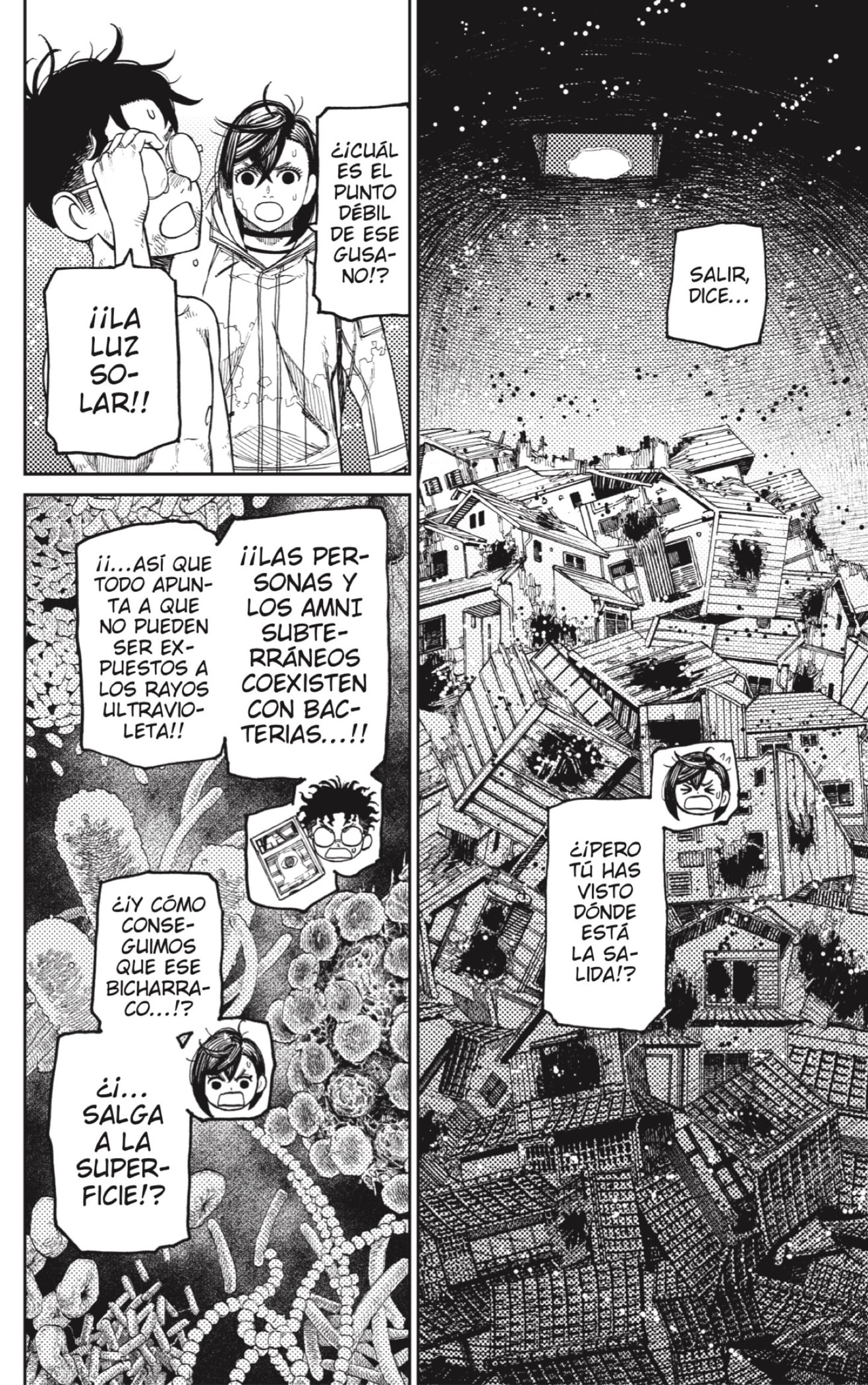 Dandadan Capitulo 42: ¡Escape! ¡Multietapa! página 6