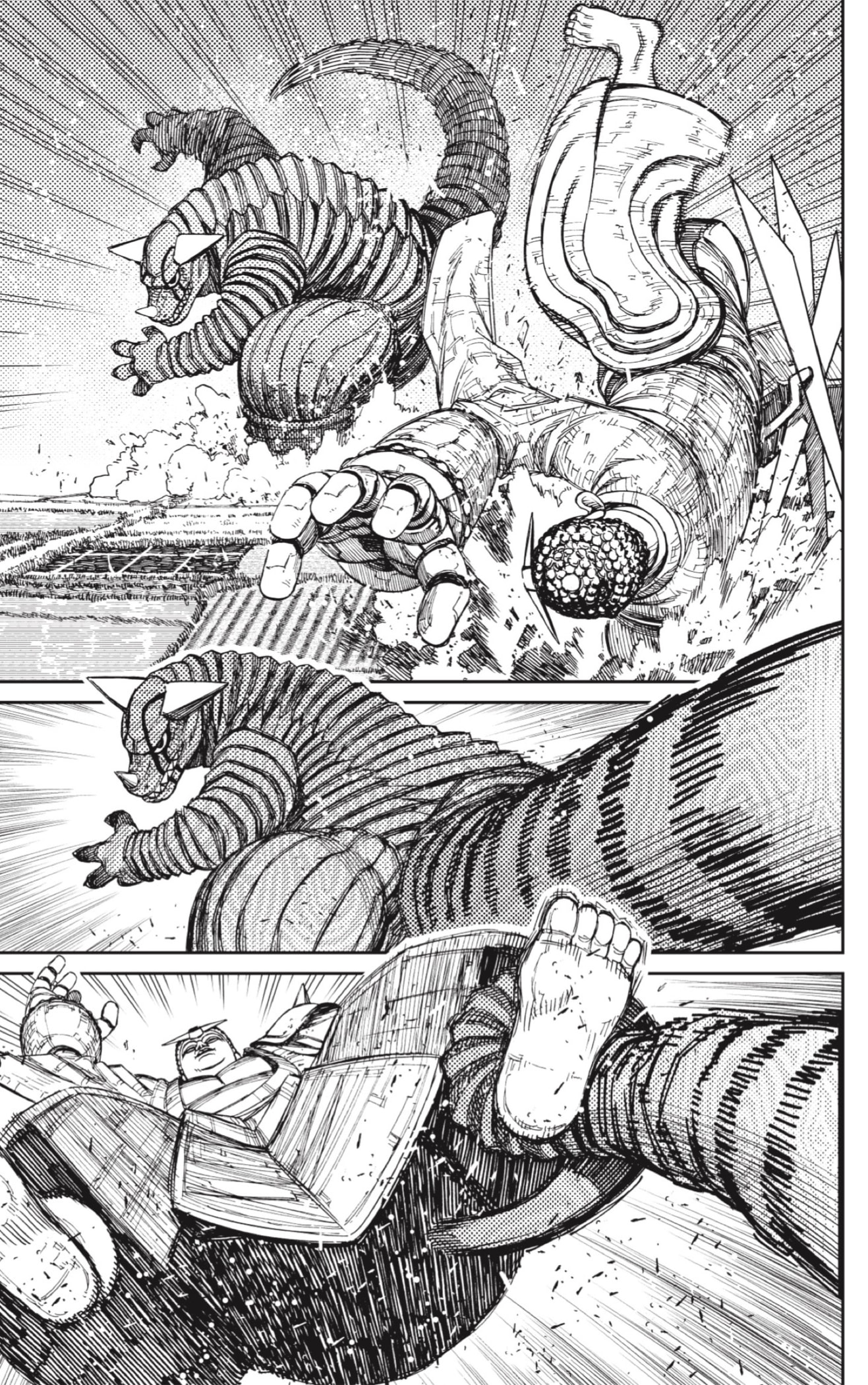 Dandadan Capitulo 69: ¡Combate! ¡Kaijuu espacial contra robot gigante! página 7