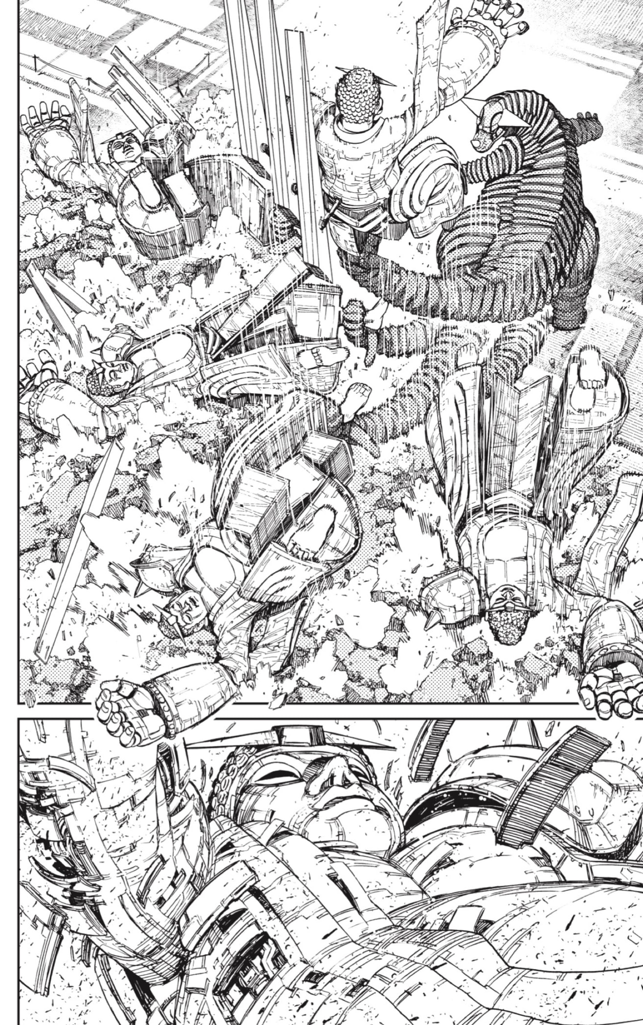 Dandadan Capitulo 69: ¡Combate! ¡Kaijuu espacial contra robot gigante! página 8