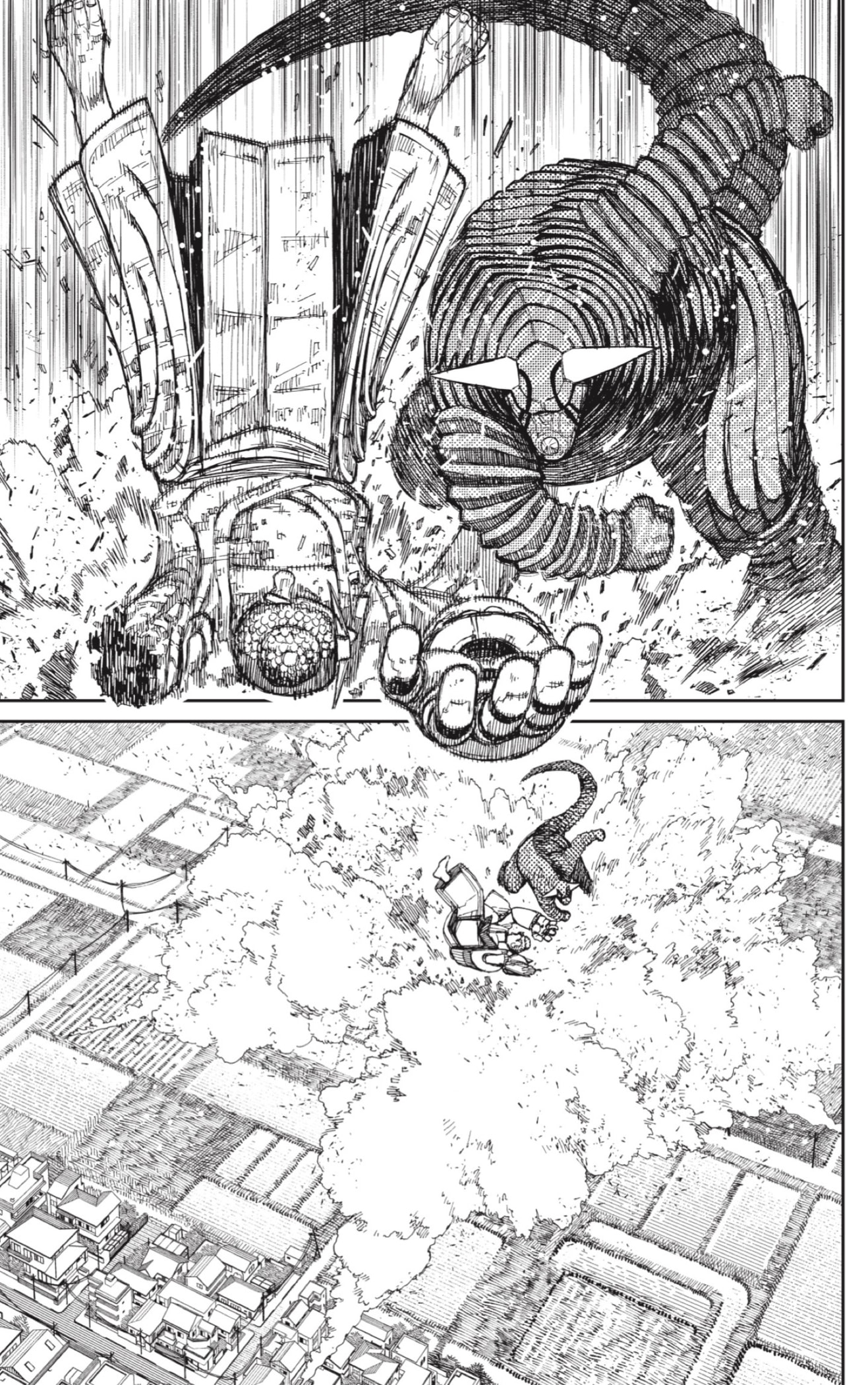 Dandadan Capitulo 69: ¡Combate! ¡Kaijuu espacial contra robot gigante! página 9