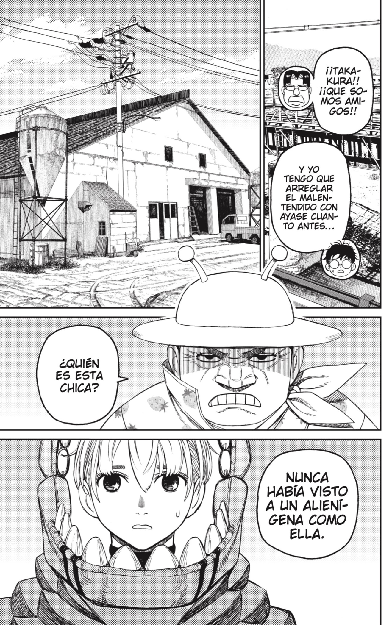 Dandadan Capitulo 72: ¡Alguien, por favor, traduzca! página 9