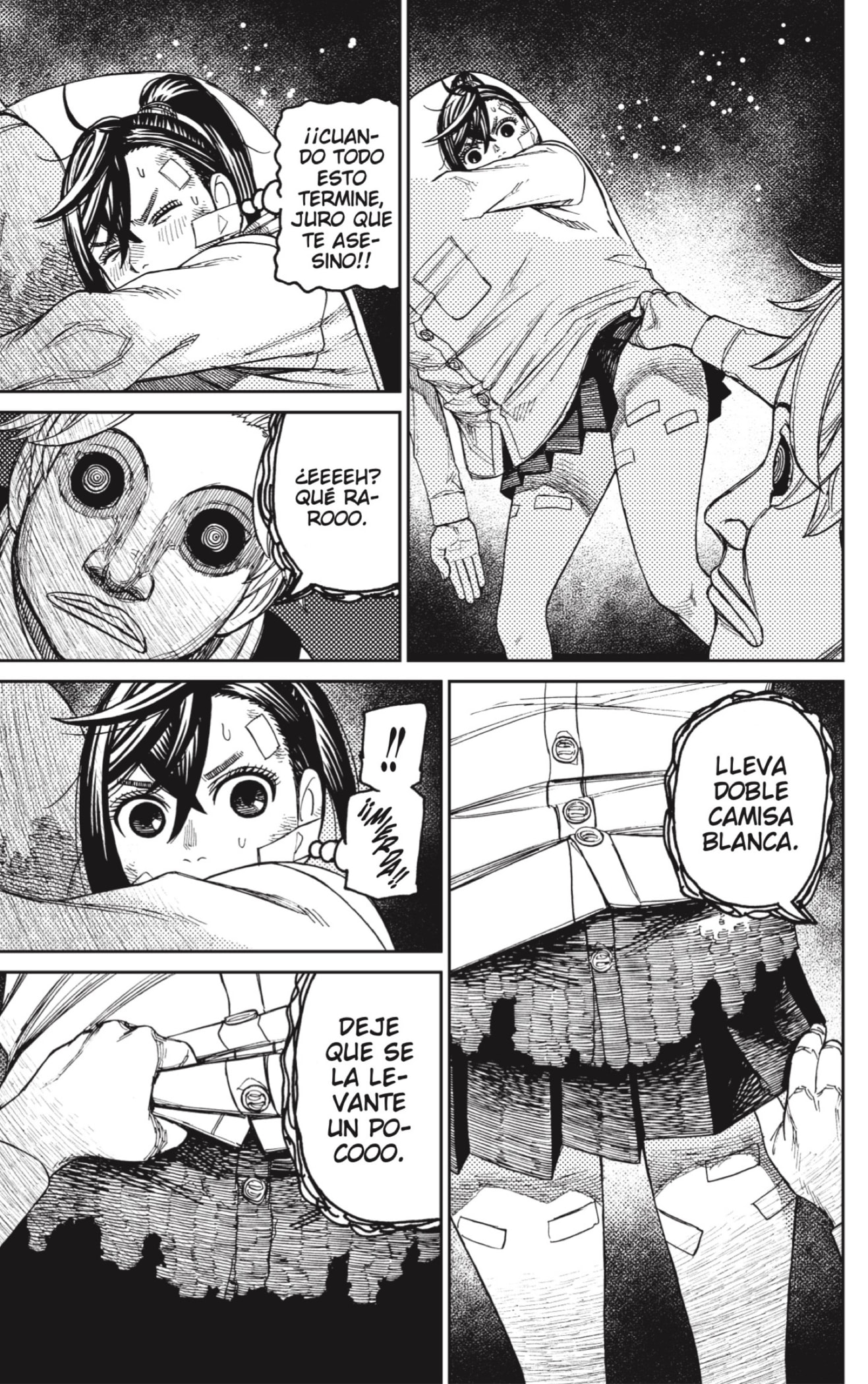 Dandadan Capitulo 87: Nunca debo dormir en un manga café página 11
