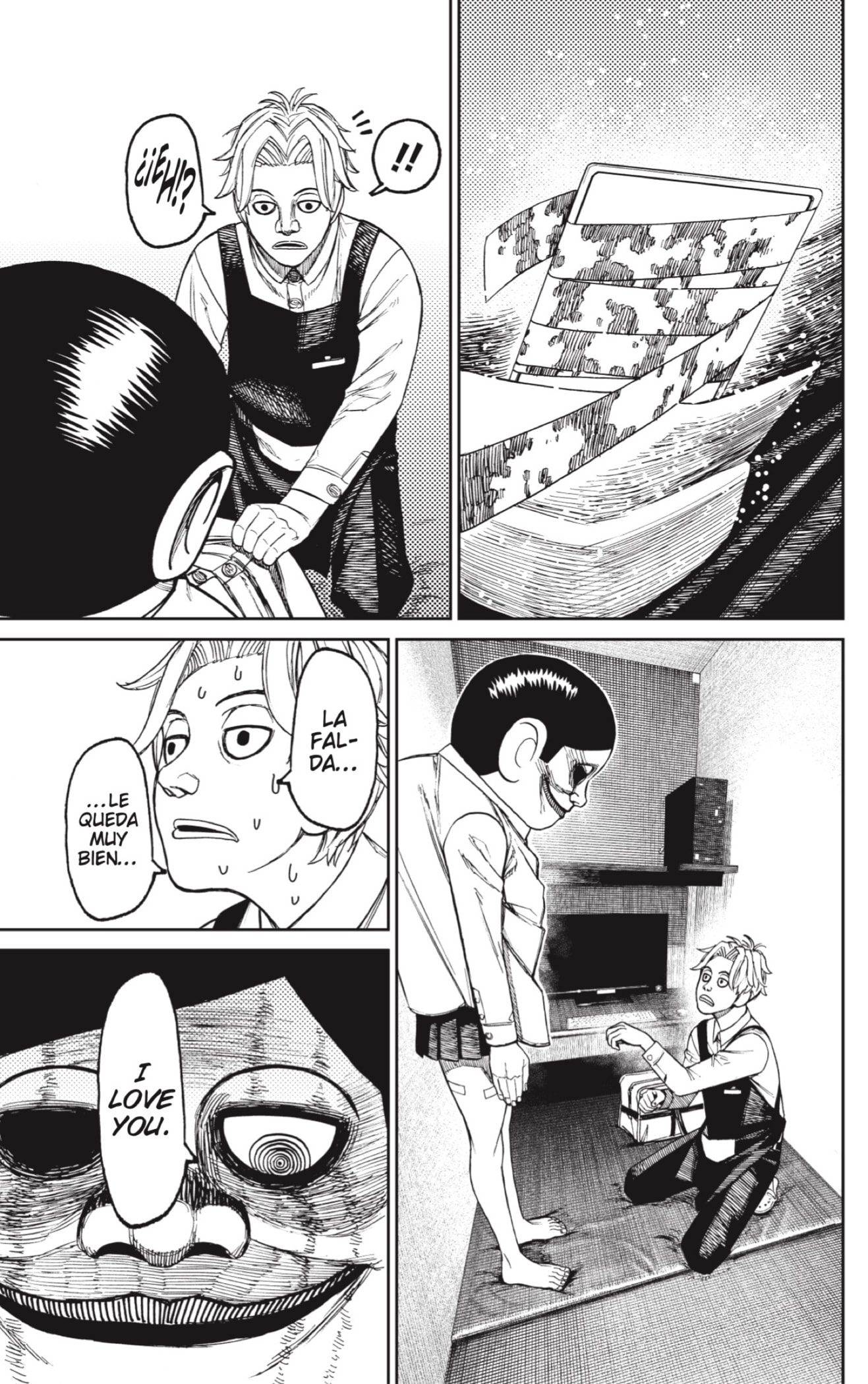 Dandadan Capitulo 87: Nunca debo dormir en un manga café página 13