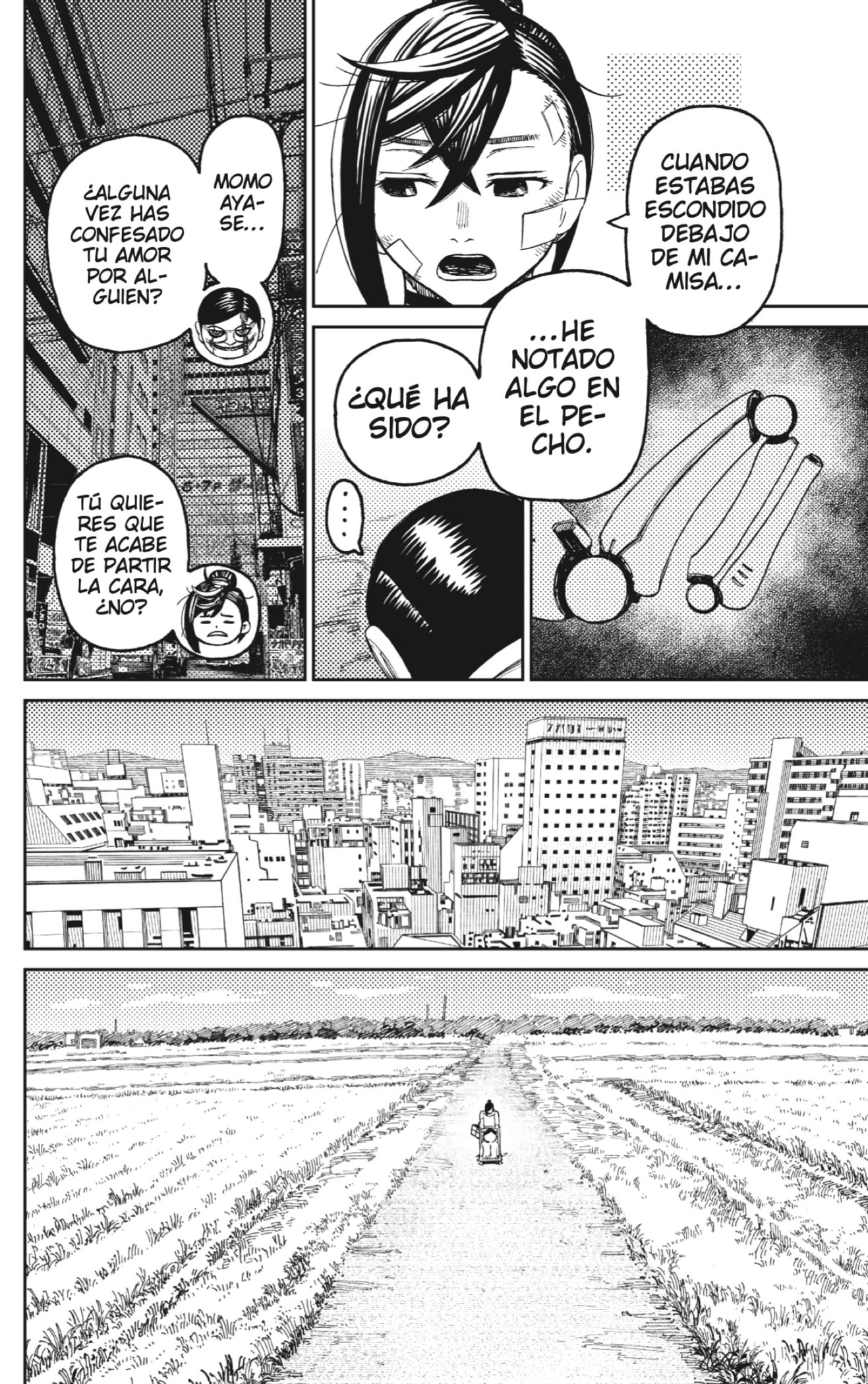 Dandadan Capitulo 87: Nunca debo dormir en un manga café página 16