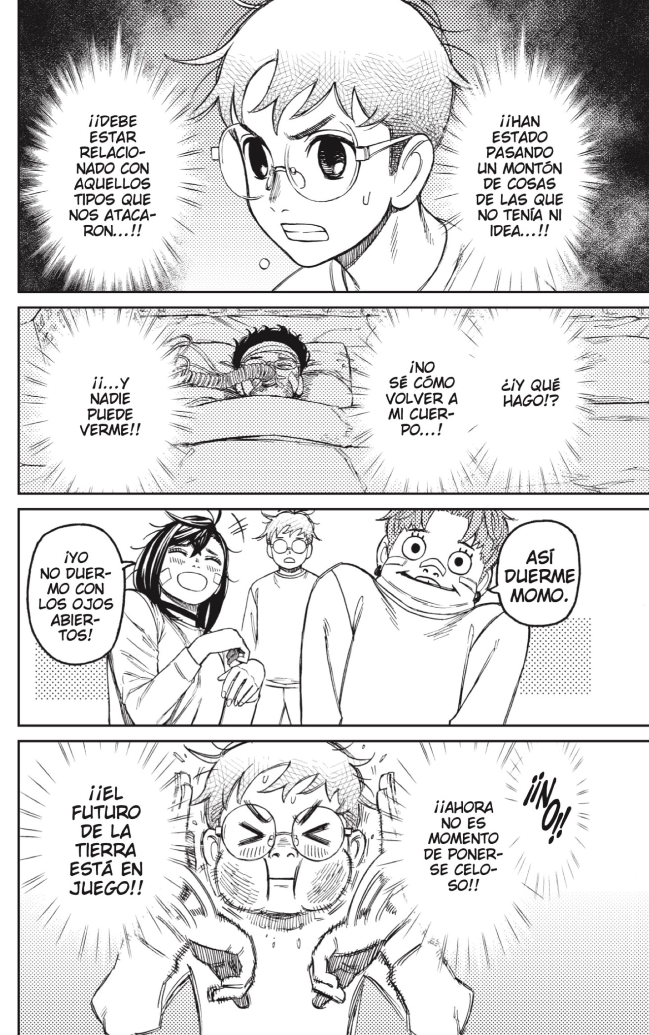 Dandadan Capitulo 93: Aventura en un cuerpo astral página 8