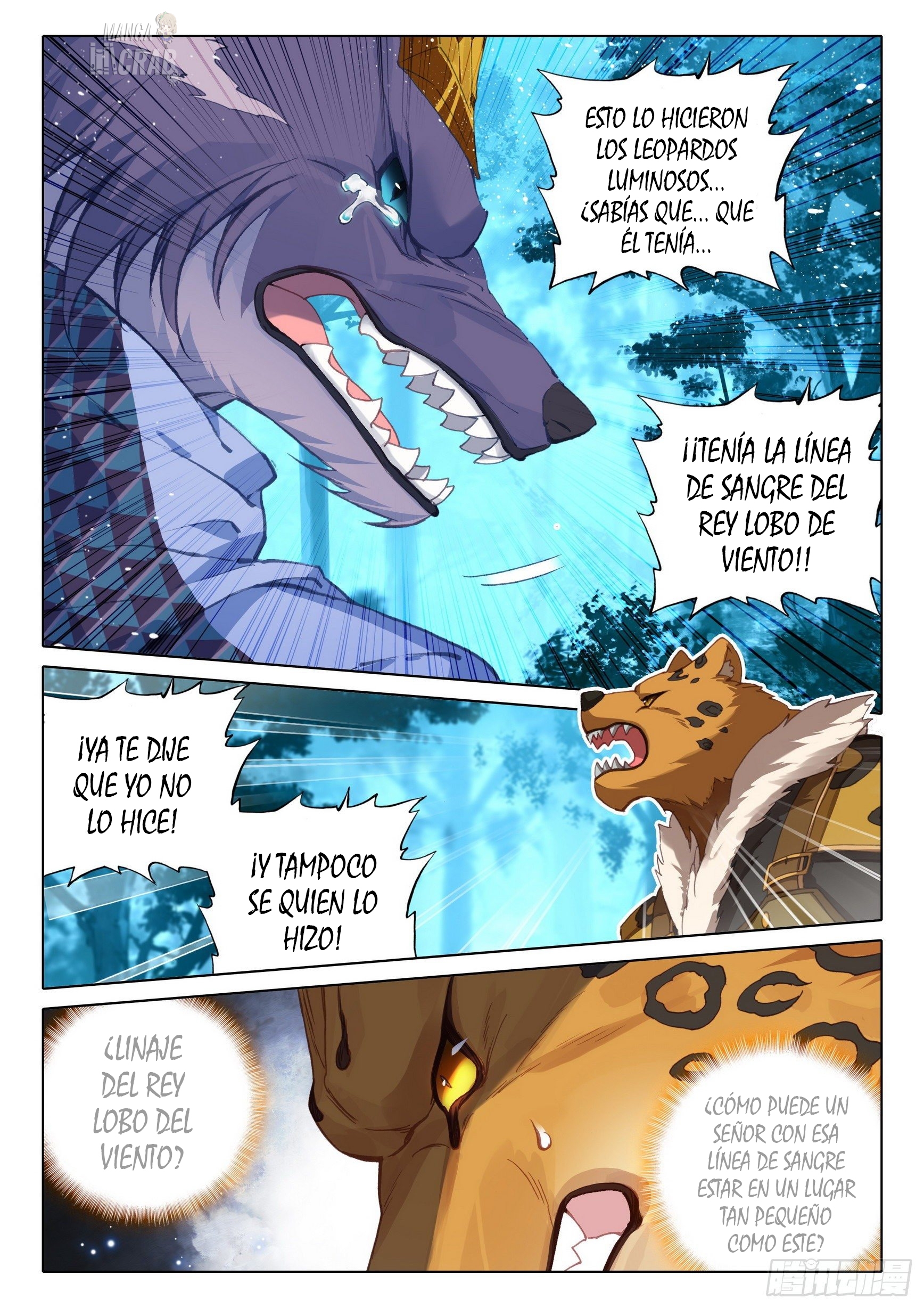 Combat Continent V: Renacimiento de TangSan Capitulo 19: El linaje del Rey Lobo de las Tormentas página 4