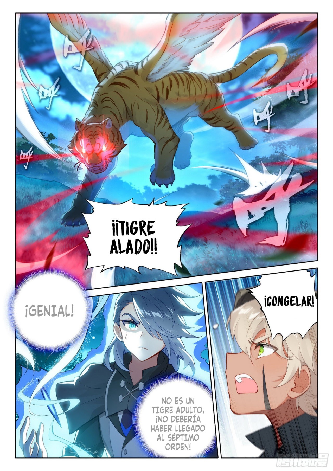 Combat Continent V: Renacimiento de TangSan Capitulo 41: Batalla contra el tigre alado página 8