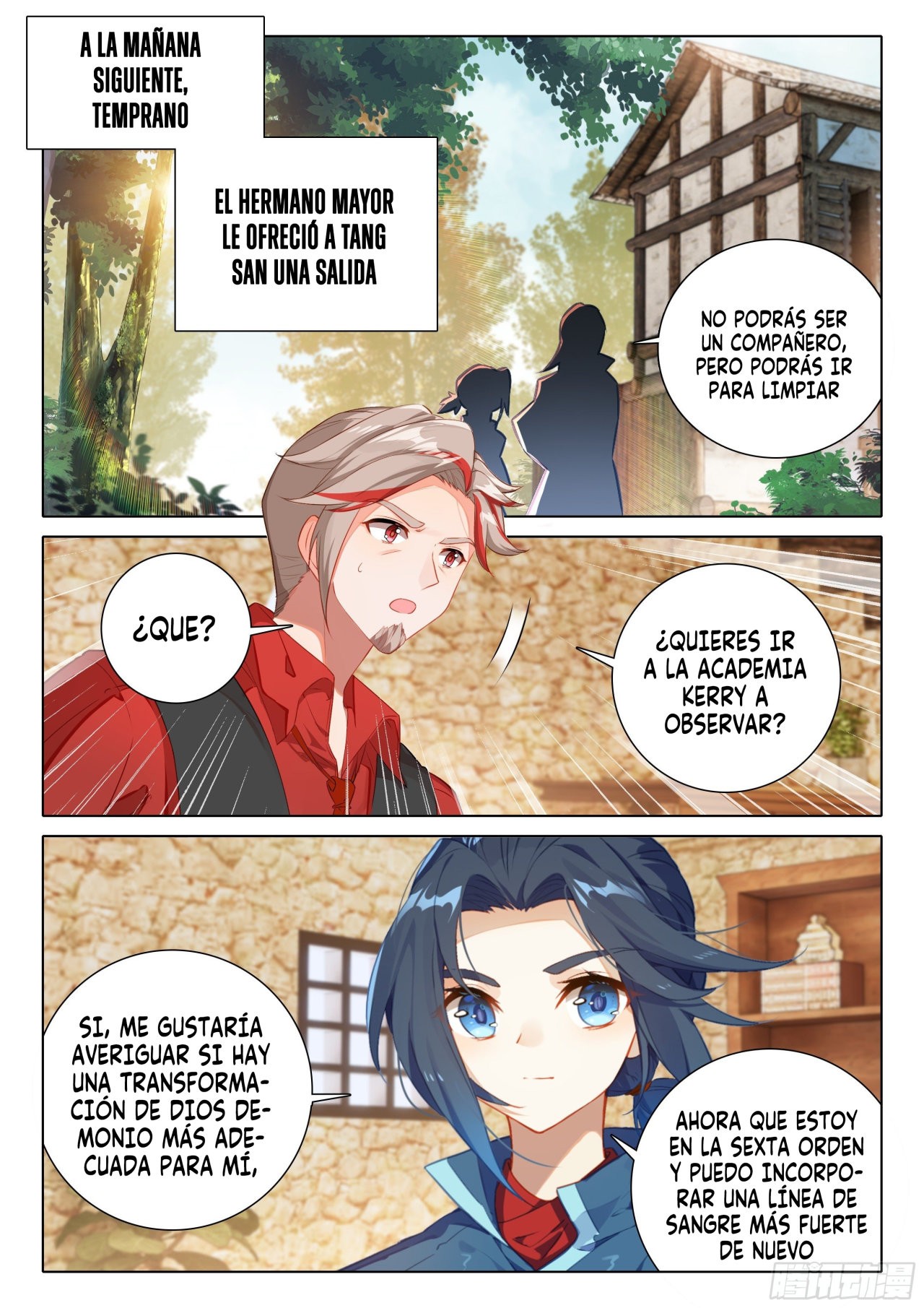 Combat Continent V: Renacimiento de TangSan Capitulo 52: ¡Objetivo- Academia Kerry! página 18