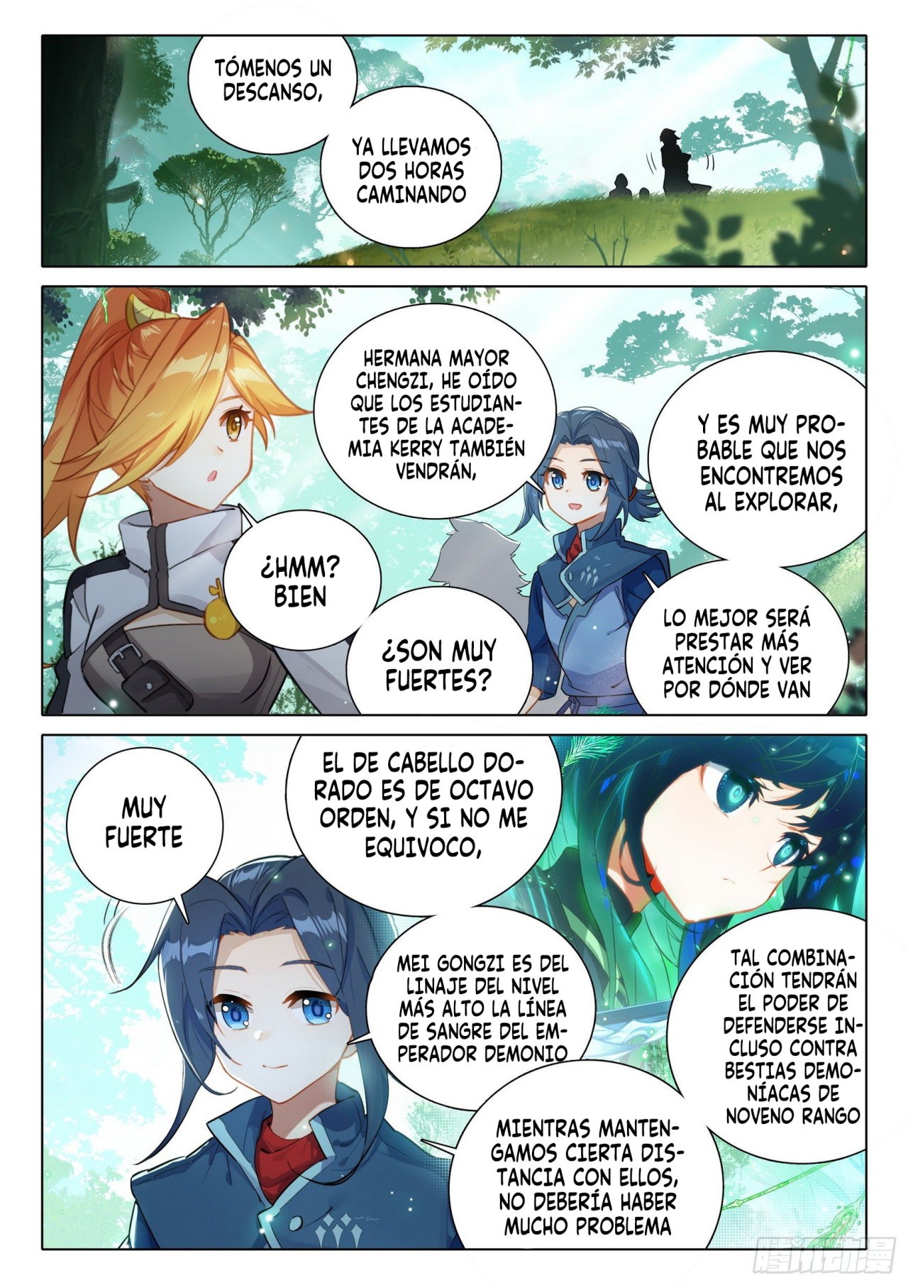 Combat Continent V: Renacimiento de TangSan Capitulo 59: Emperador de Plata Azul página 11