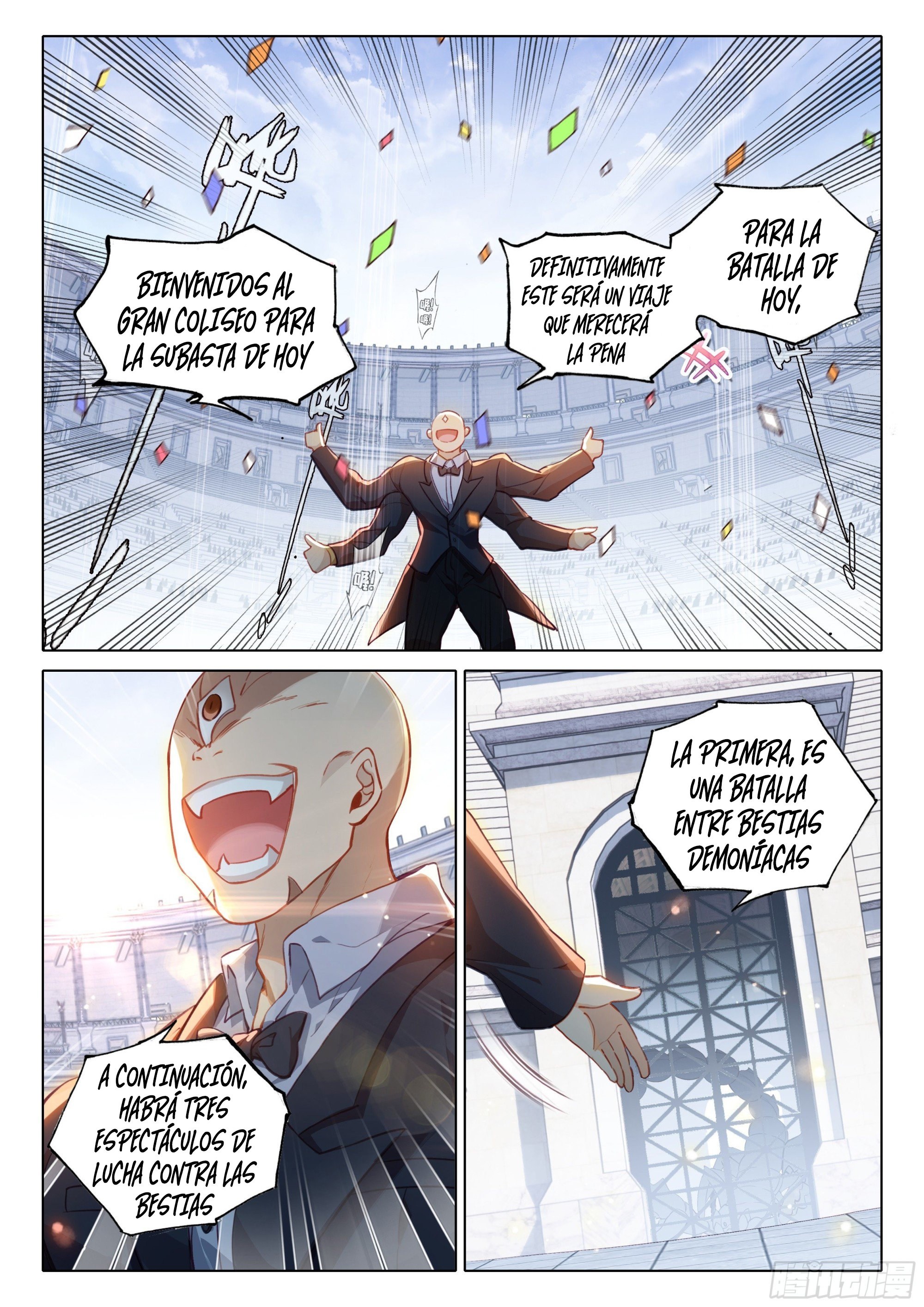 Combat Continent V: Renacimiento de TangSan Capitulo 71: El Gran Coliseo página 16
