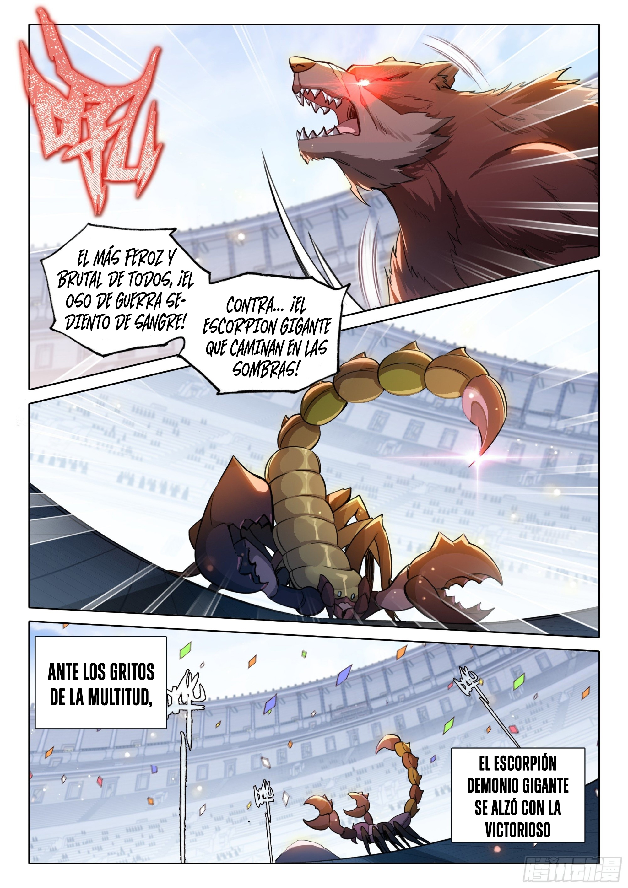 Combat Continent V: Renacimiento de TangSan Capitulo 71: El Gran Coliseo página 17