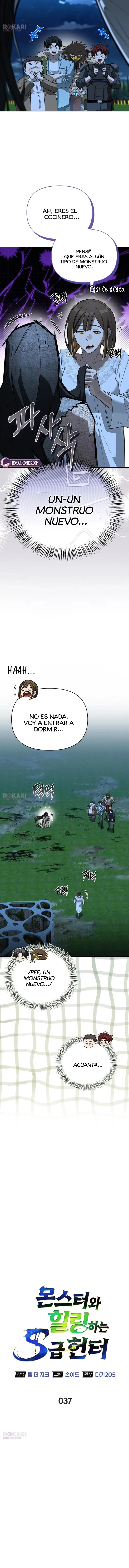 El viaje de curación de un cazador de rango s con monstruos Capitulo 37 página 12