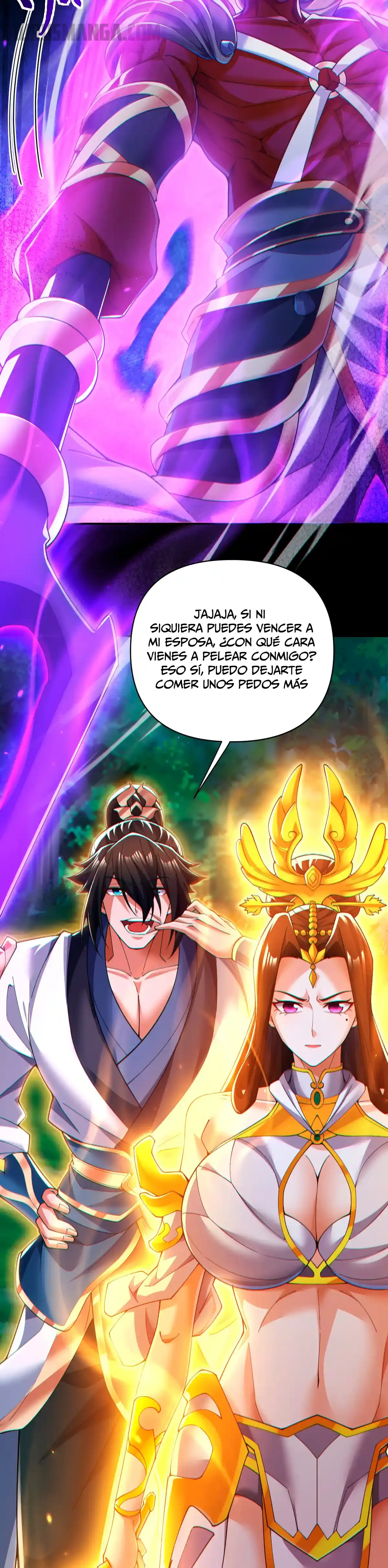 Me vuelvo invencible al sorprender a otros Capitulo 89 página 8