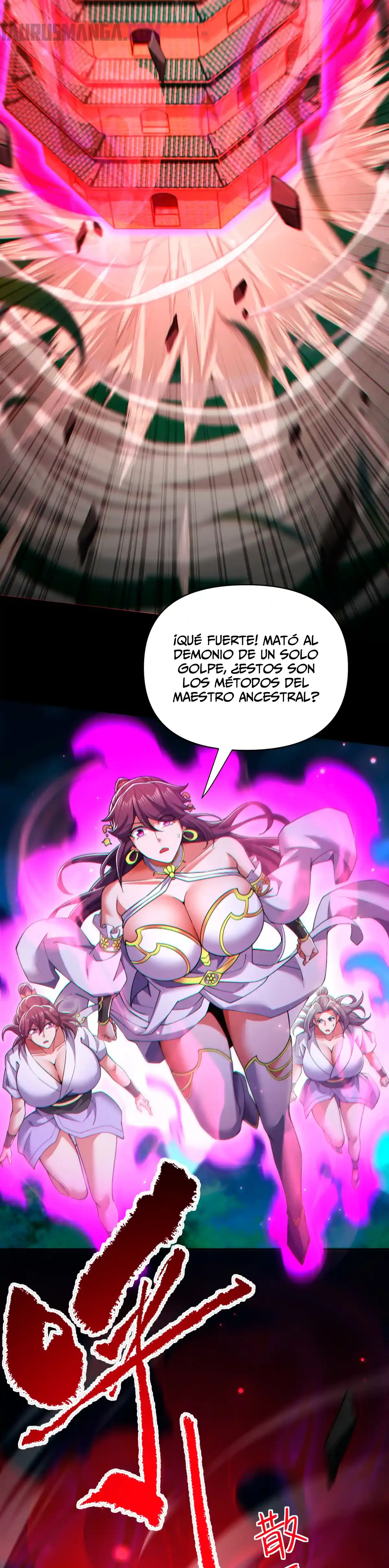 Me vuelvo invencible al sorprender a otros Capitulo 90 página 8