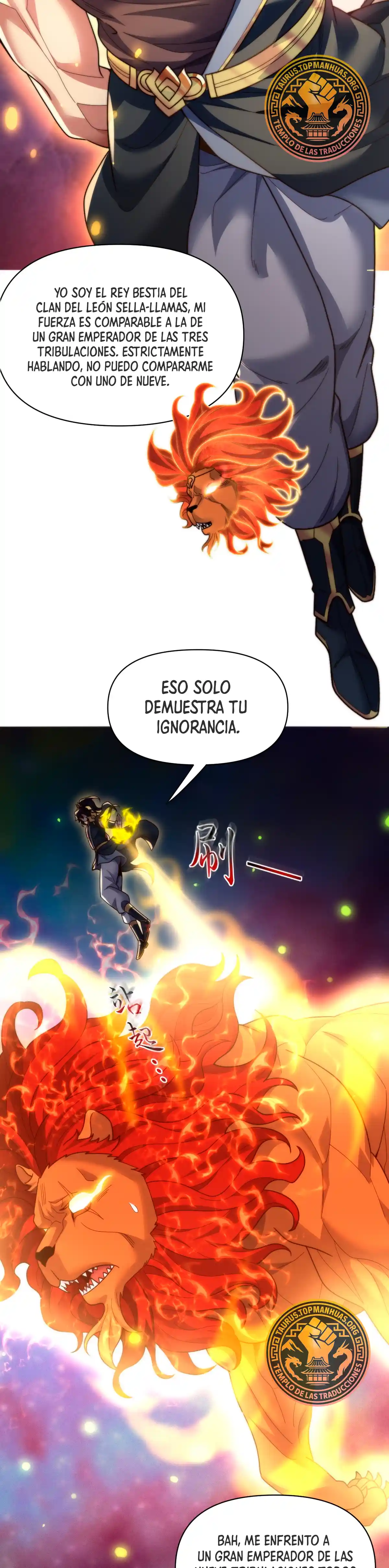 Me vuelvo invencible al sorprender a otros Capitulo 97 página 9