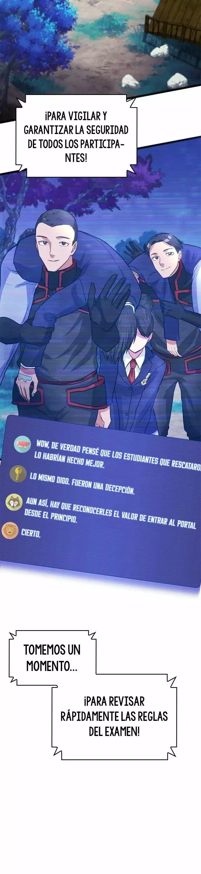 Superhéroe de Tipo Crecimiento Capitulo 13: Día del examen página 16