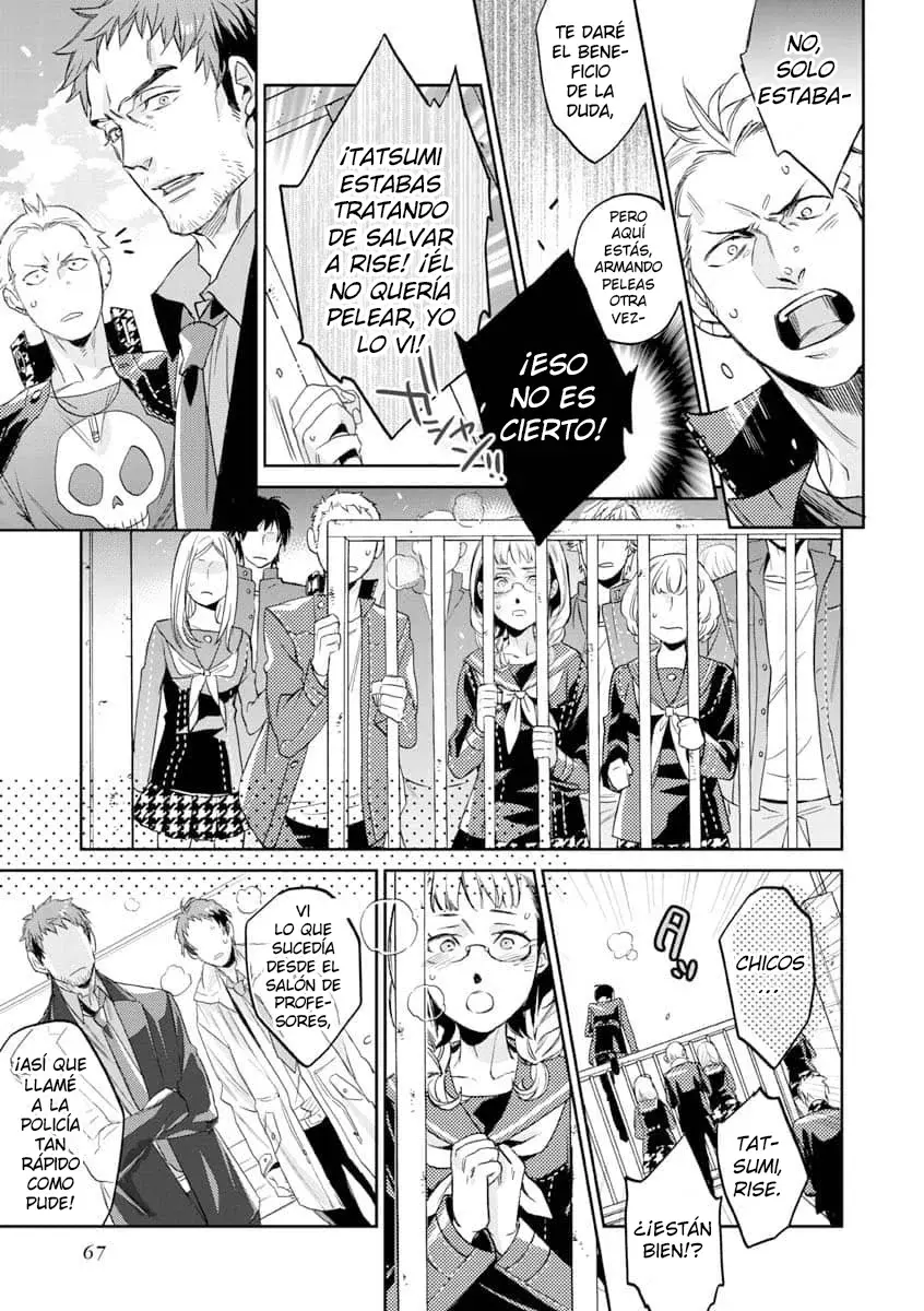Persona 4: Expediente Yasoinaba Capitulo 3: Kanji Tatsumi y Rise Kujikawa página 23