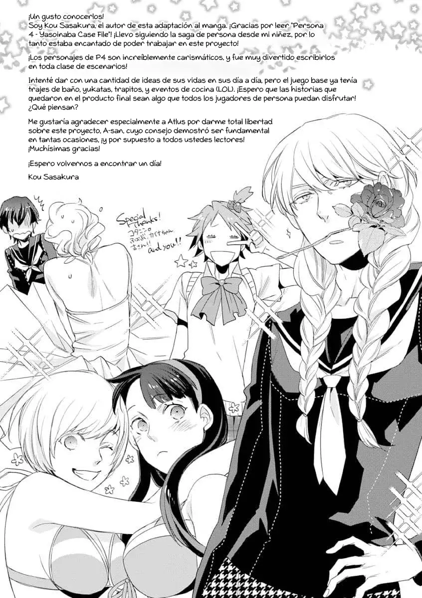 Persona 4: Expediente Yasoinaba Capitulo 8: Epílogo página 7