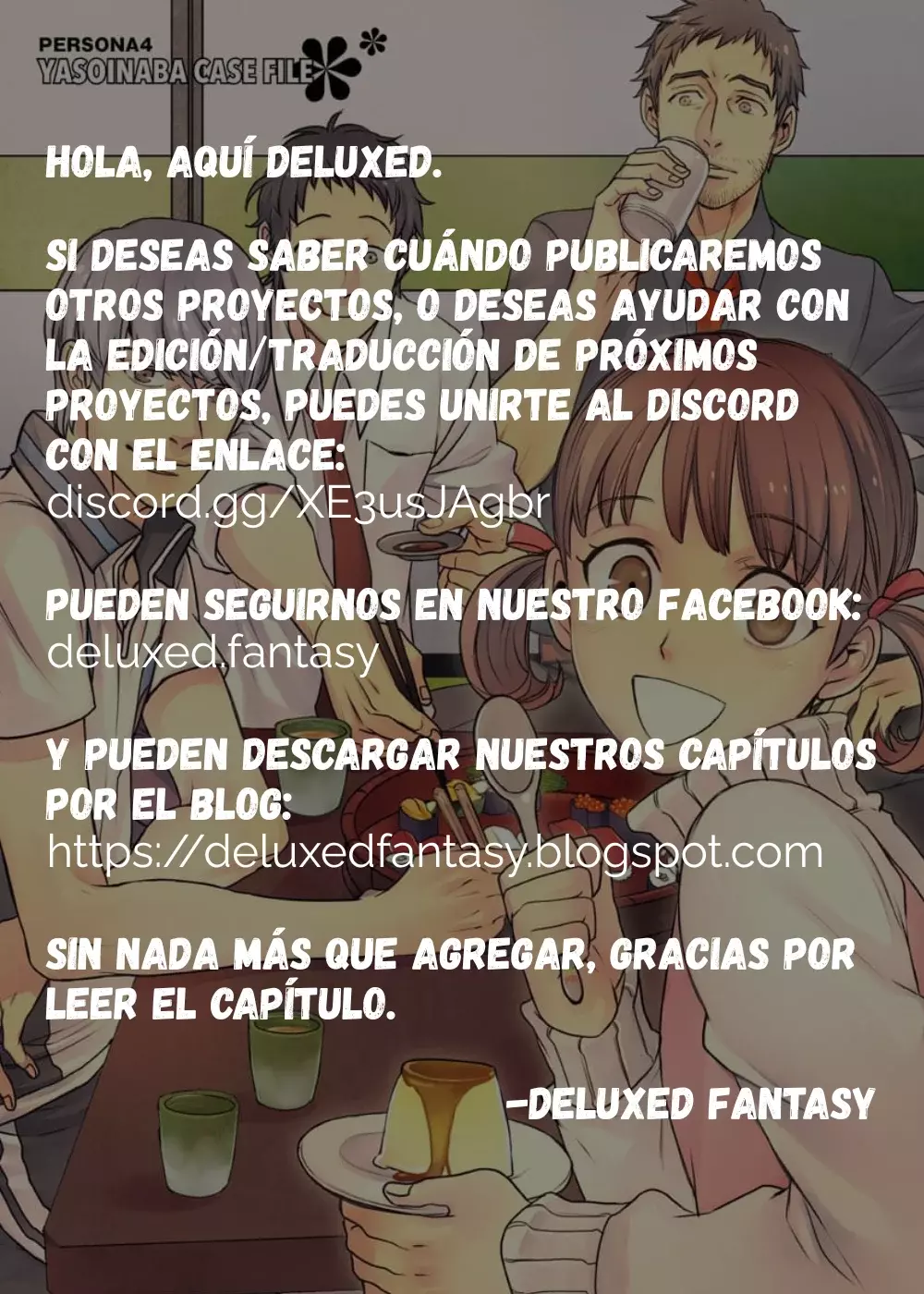 Persona 4: Expediente Yasoinaba Capitulo 8: Epílogo página 9
