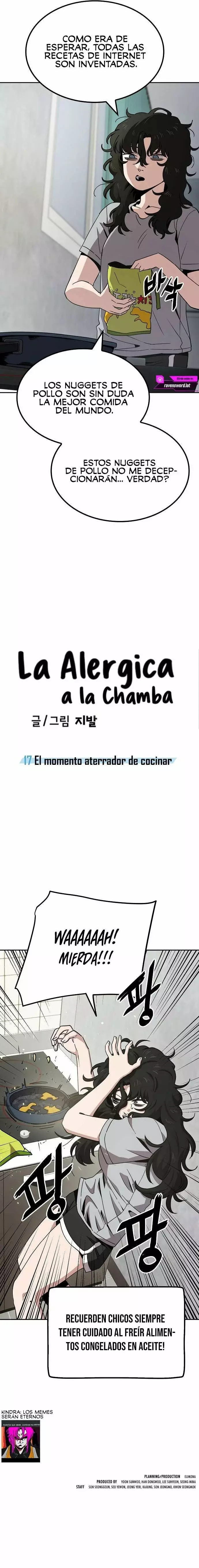 La Alergica a la Chamba Capitulo 17: Una cocina espeluznante (u "Hora de cocina terrorífica") página 9