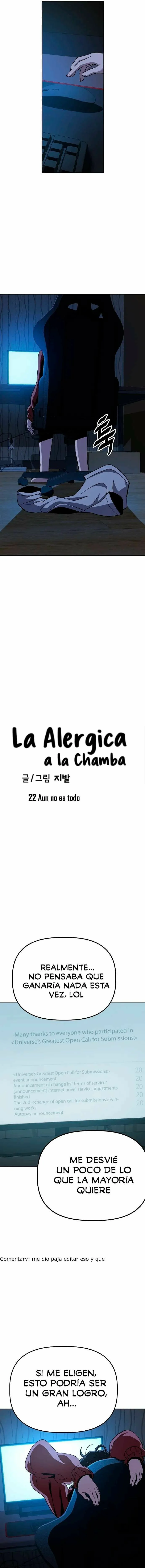 La Alergica a la Chamba Capitulo 22 página 4