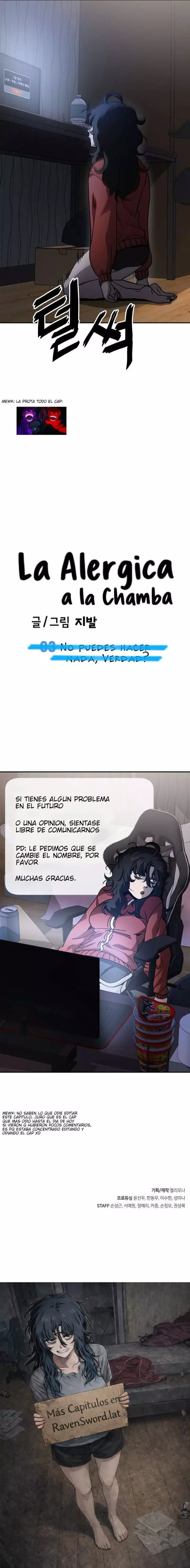La Alergica a la Chamba Capitulo 3: No puedes hacer nada, ¿verdad? página 18