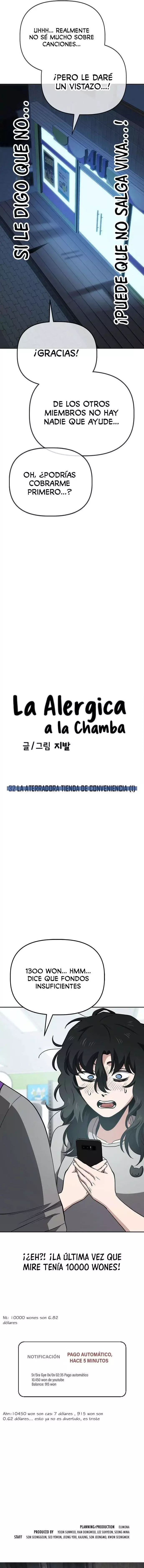La Alergica a la Chamba Capitulo 32: La tienda de conveniencia del terror (1) página 11