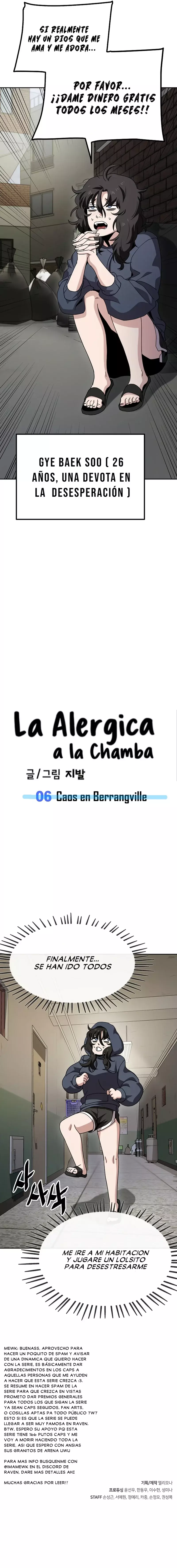 La Alergica a la Chamba Capitulo 6: El bullicio de Villa Acantilado página 17