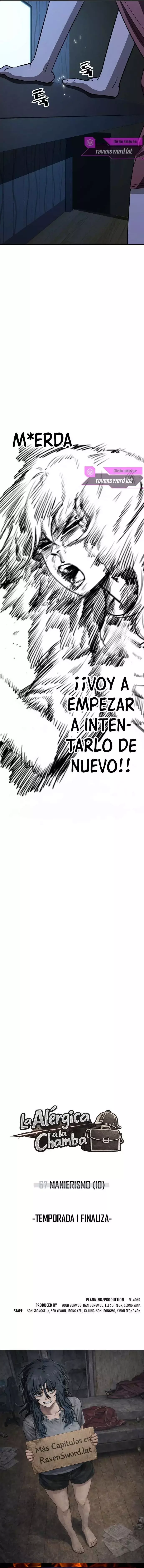 La Alergica a la Chamba Capitulo 67: Manierismo (10) <Fin de la Parte 1> página 13