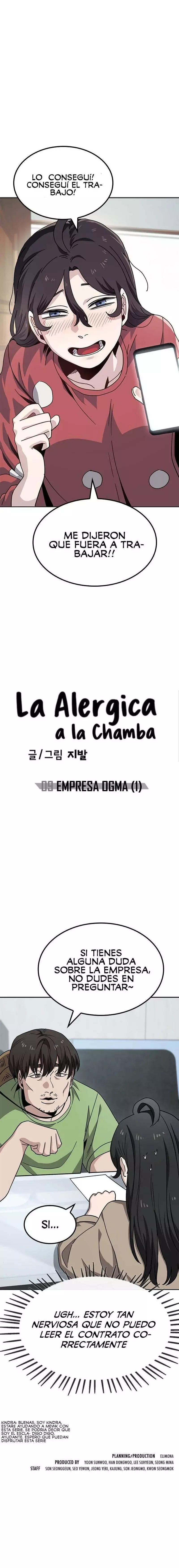 La Alergica a la Chamba Capitulo 9: OGMA Company (1) página 15