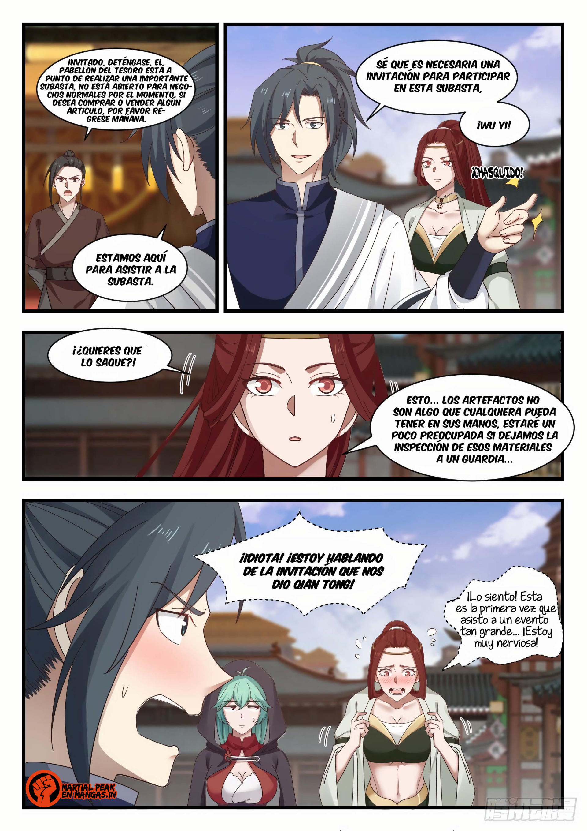 Martial Peak Capitulo 1047 página 3