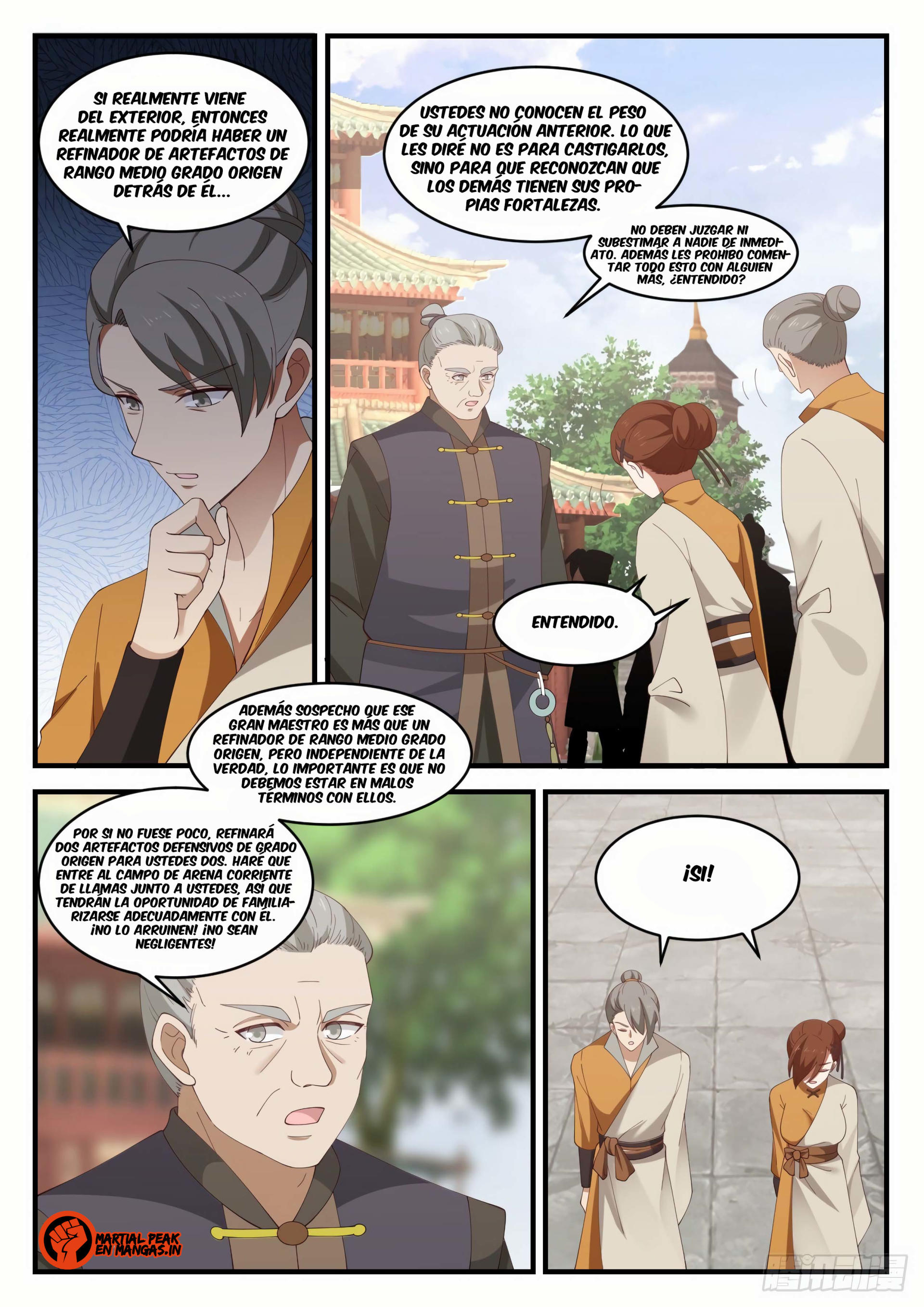 Martial Peak Capitulo 1066 página 2