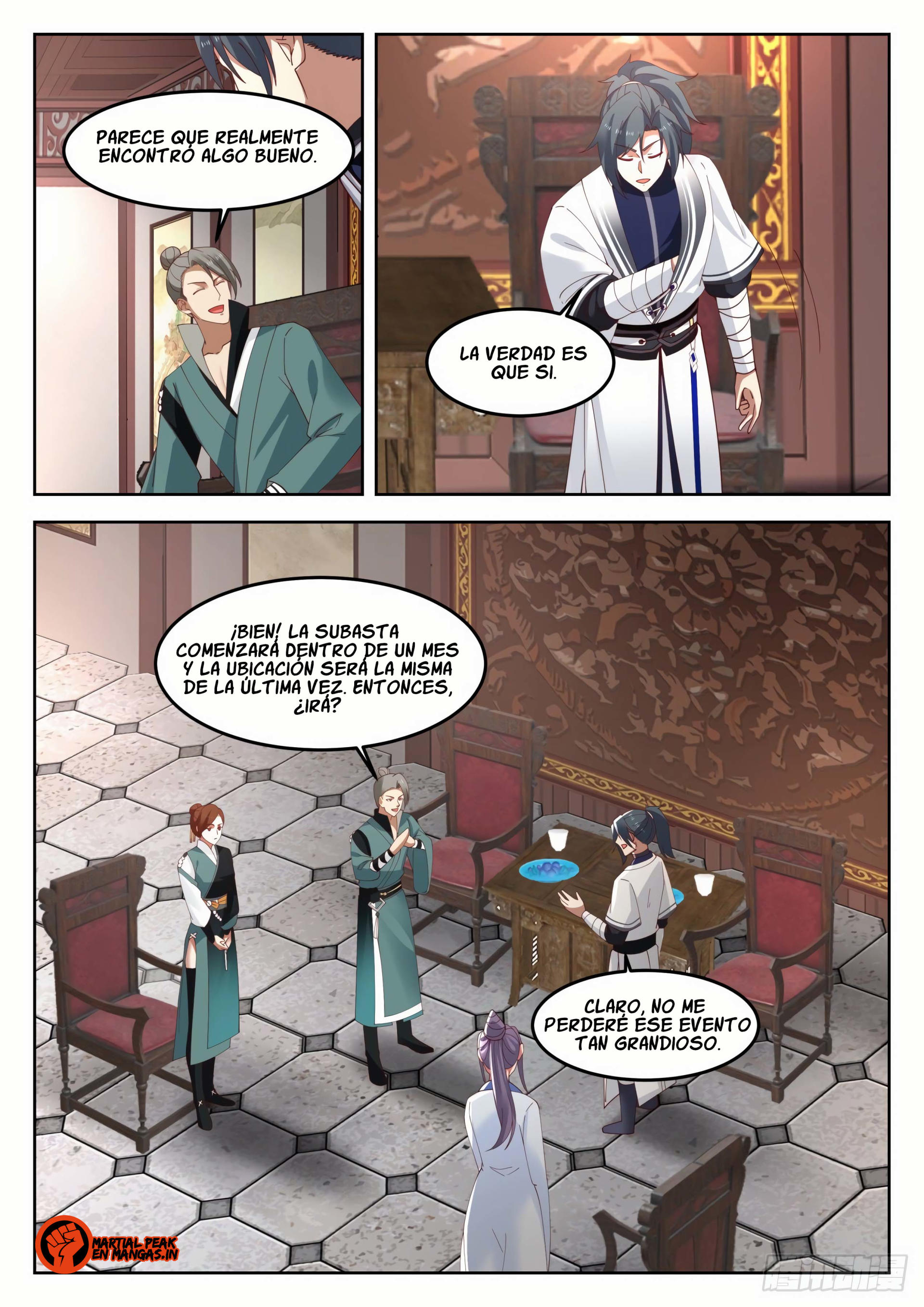 Martial Peak Capitulo 1266 página 10