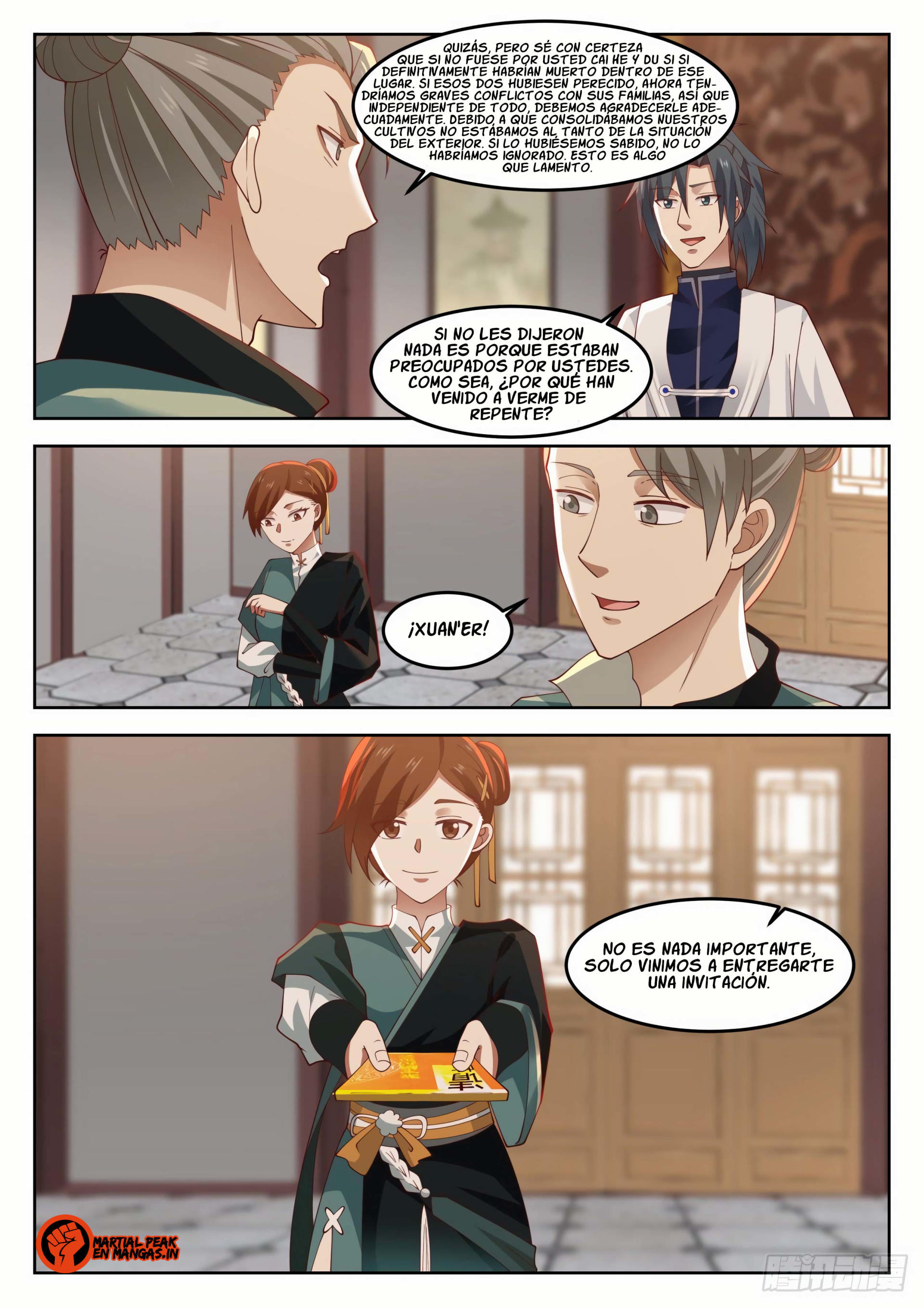 Martial Peak Capitulo 1266 página 4