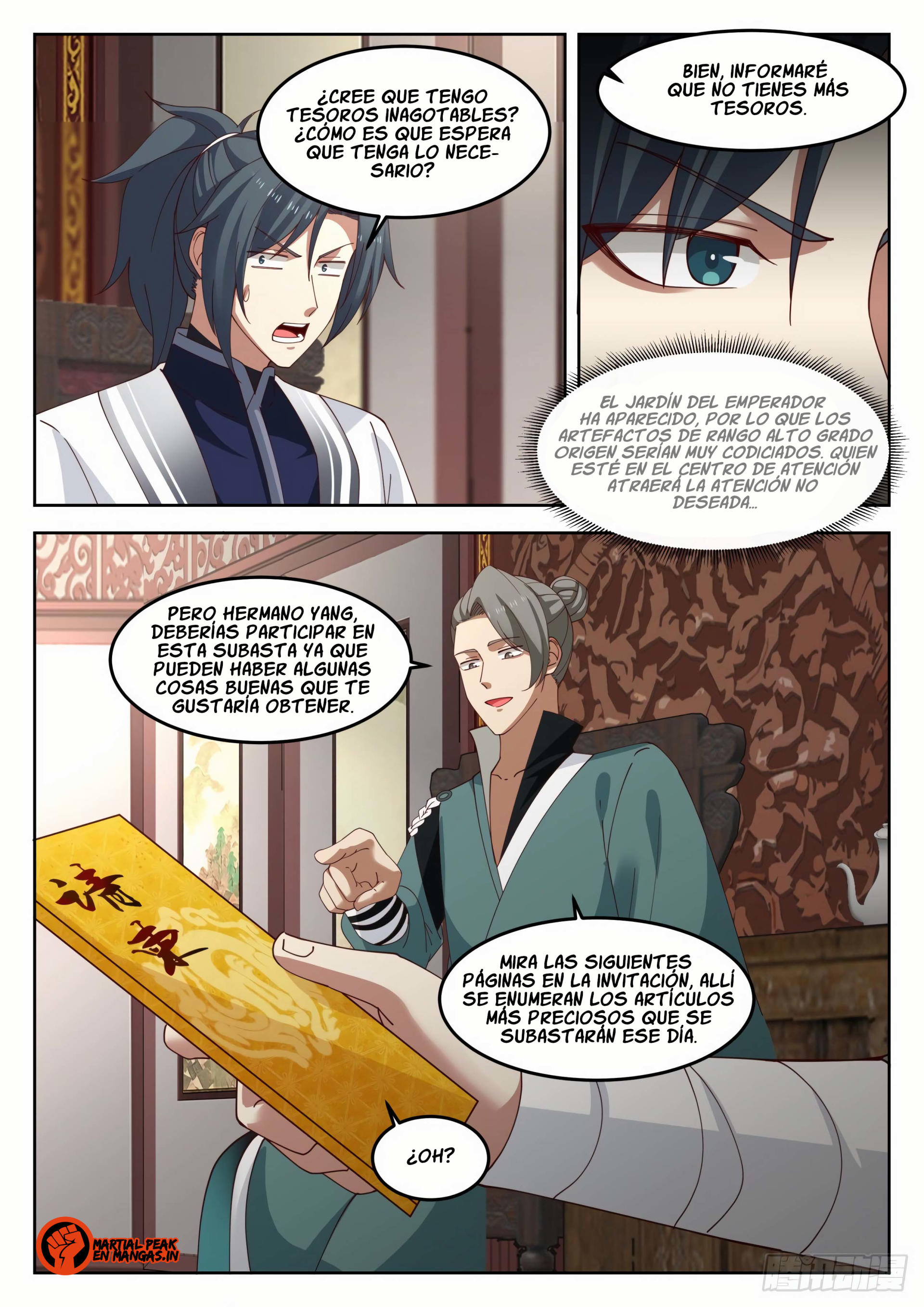 Martial Peak Capitulo 1266 página 8