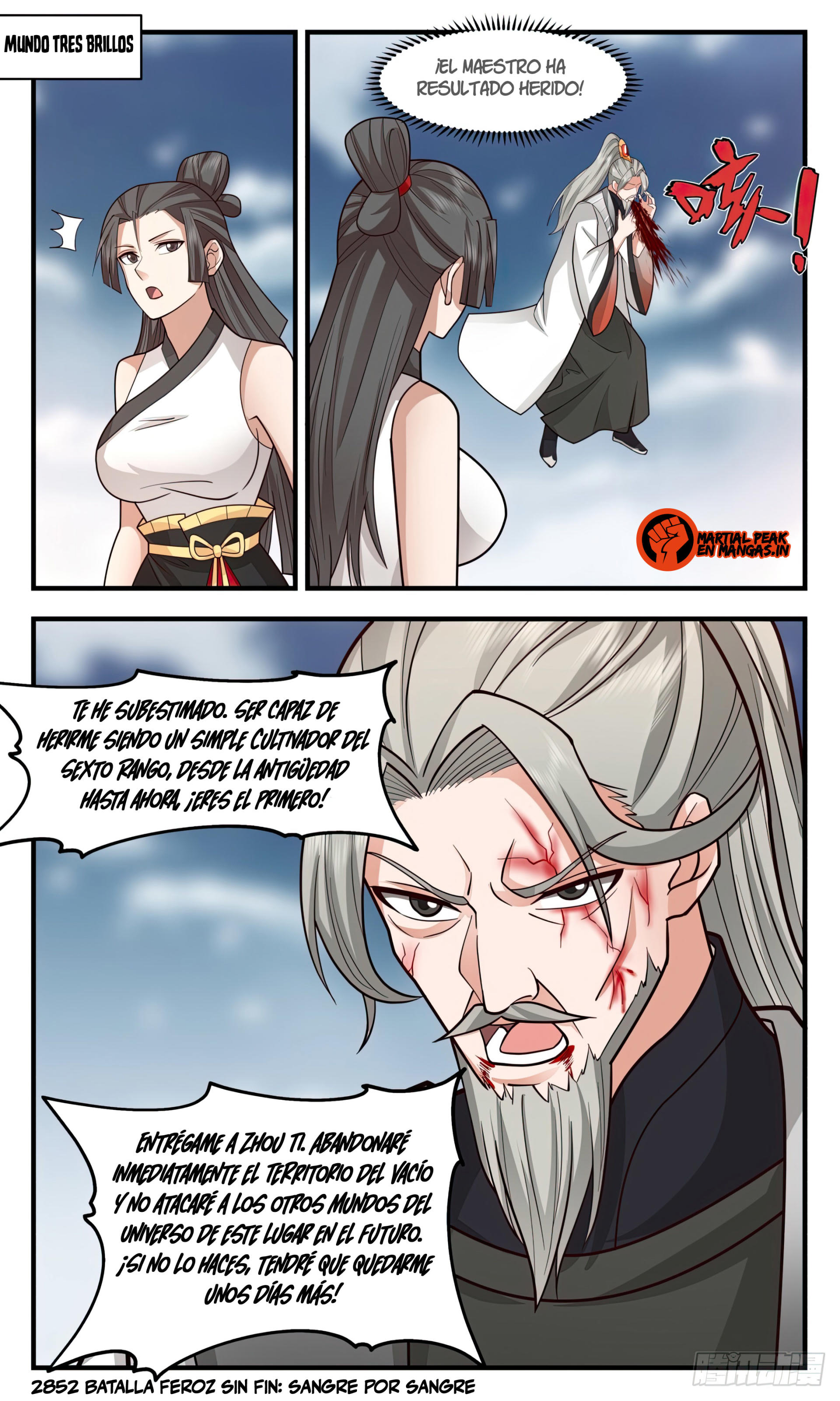 Martial Peak Capitulo 2852 página 2