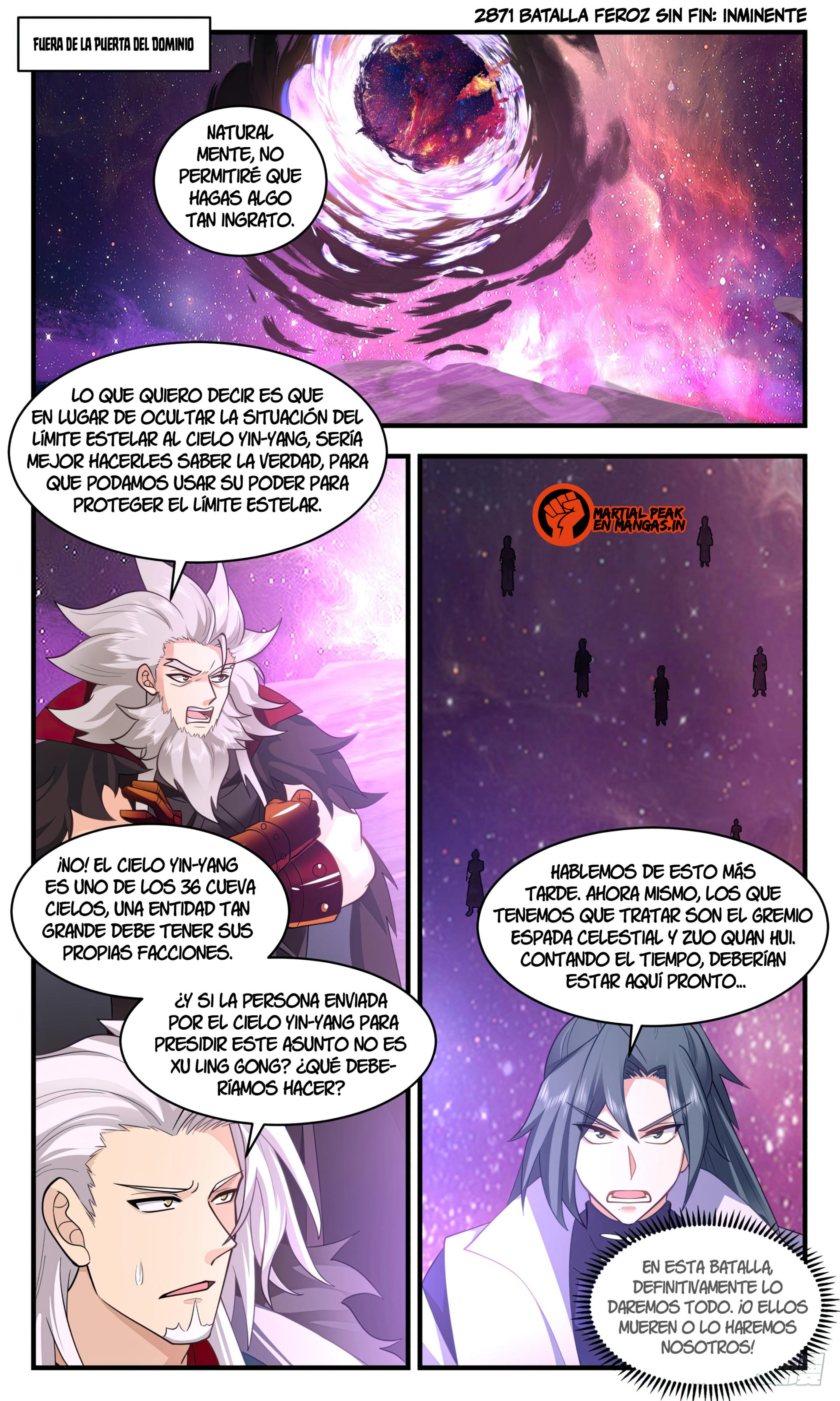 Martial Peak Capitulo 2871 página 2