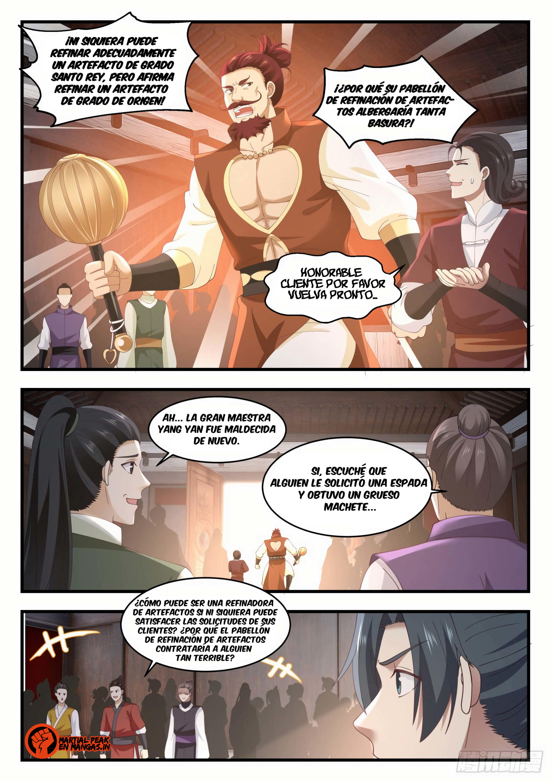 Martial Peak Capitulo 989 página 3
