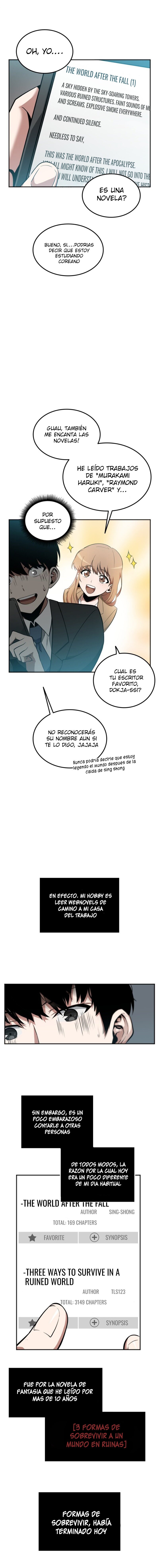 Lector omnisciente Capitulo 1: 3 Formas de sobrevivir en un mundo en ruinas página 11