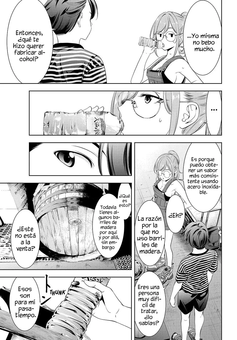 La posada Umine de aquella isla Capitulo 4: El alcohol de Iori página 11