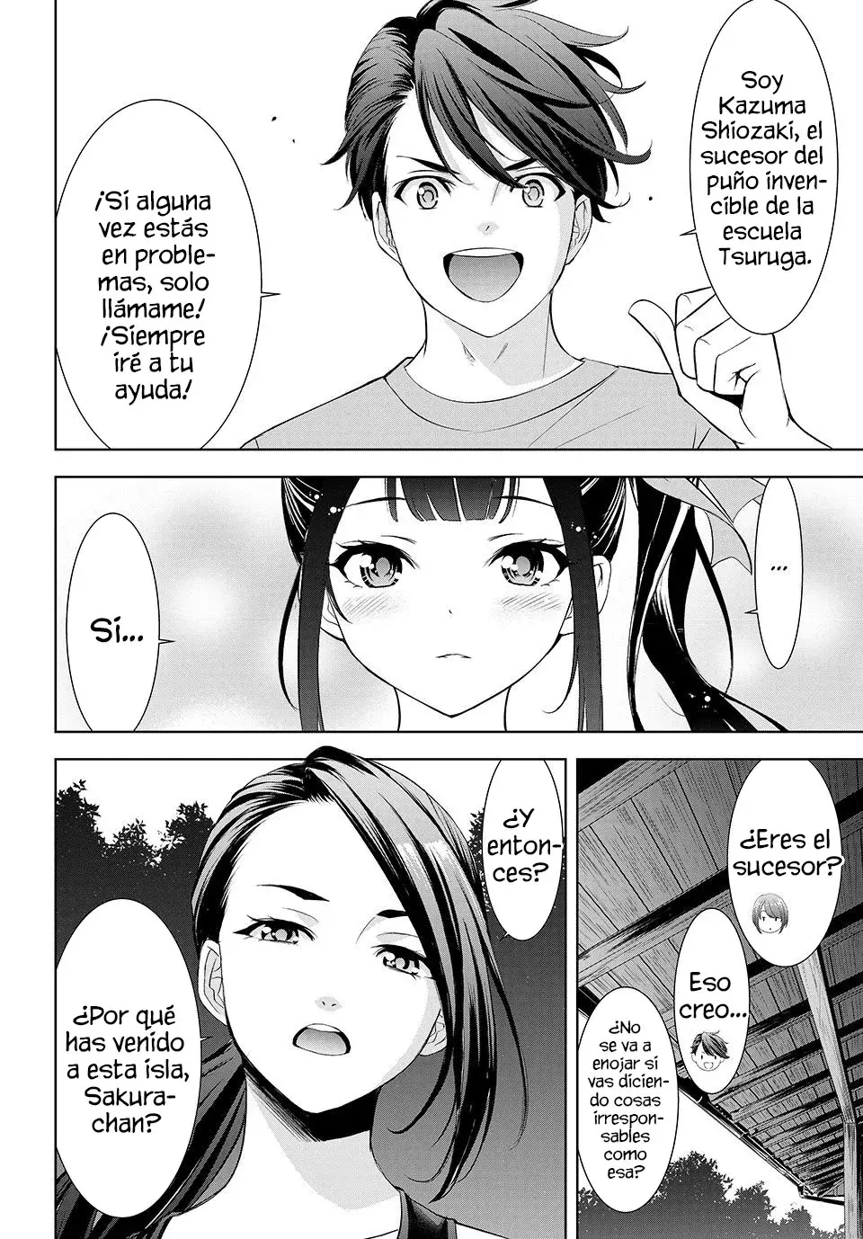 La posada Umine de aquella isla Capitulo 7: Sakura Shindo. página 11
