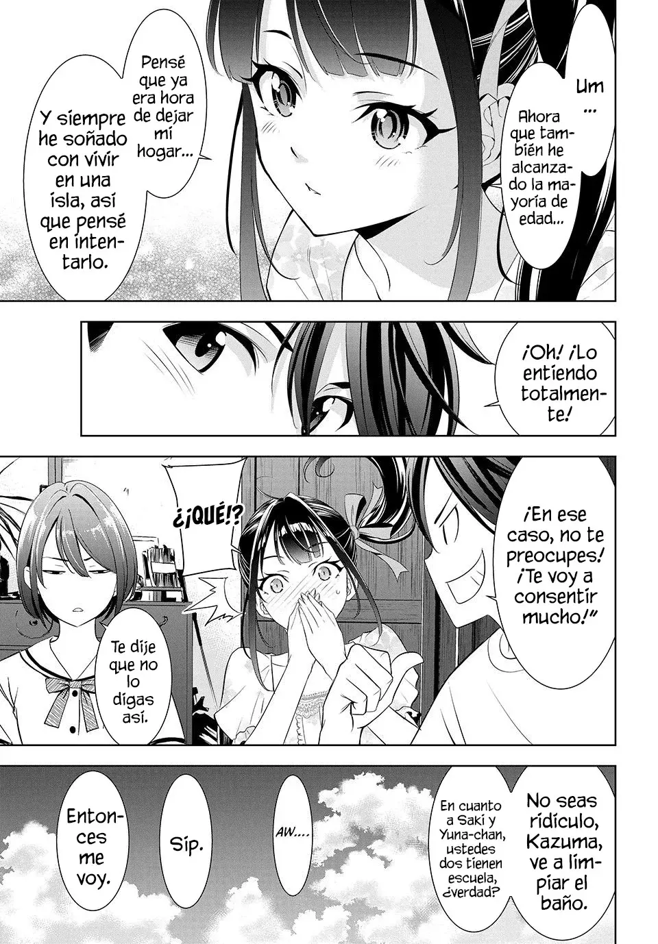 La posada Umine de aquella isla Capitulo 7: Sakura Shindo. página 12