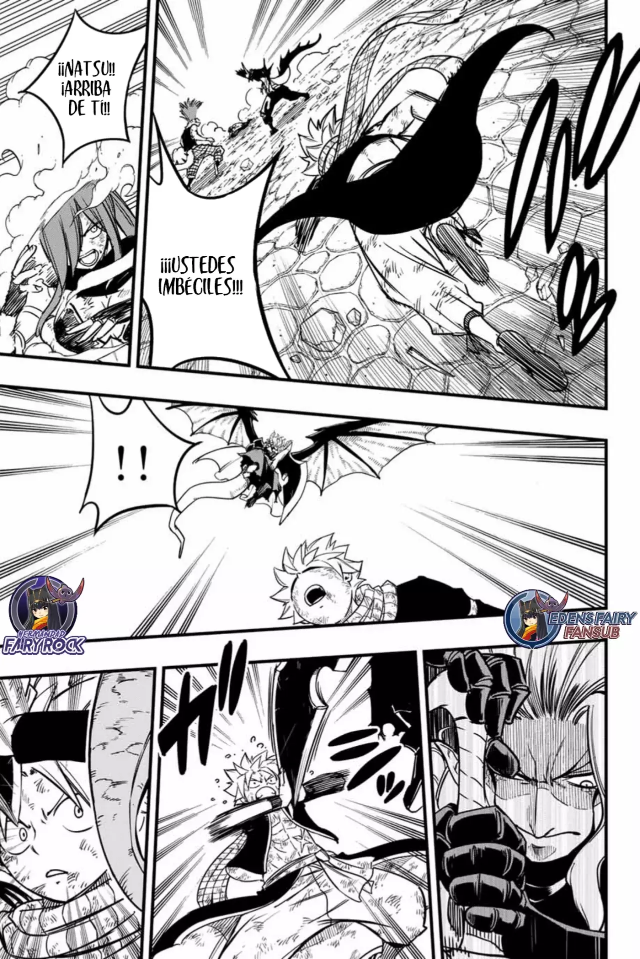 Fairy Tail: 100 Years Quest Capitulo 184: Ataques furiosos de oscuridad y llamas página 11