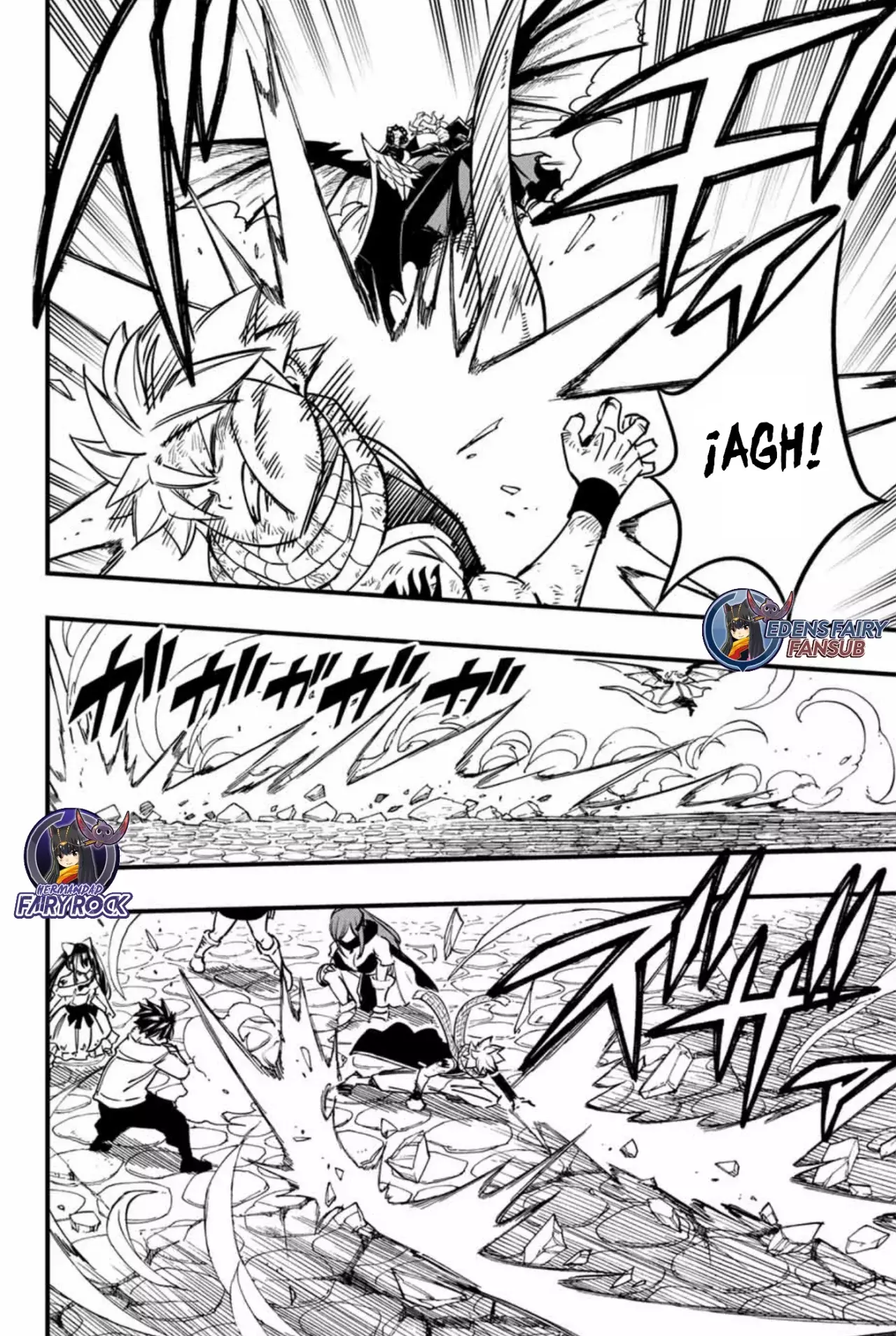Fairy Tail: 100 Years Quest Capitulo 184: Ataques furiosos de oscuridad y llamas página 12