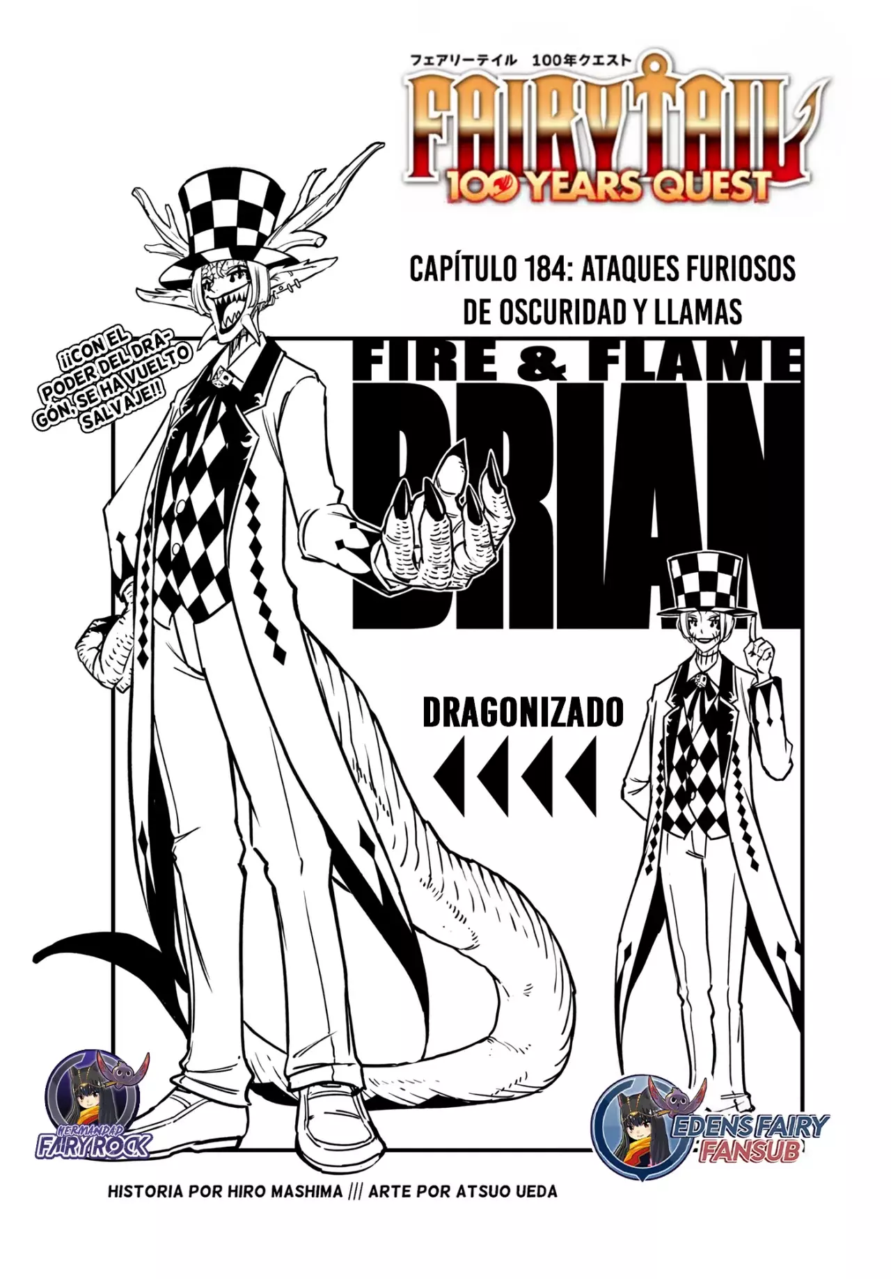 Fairy Tail: 100 Years Quest Capitulo 184: Ataques furiosos de oscuridad y llamas página 2